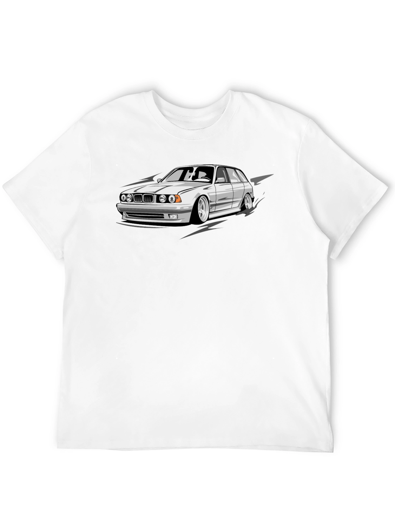 Cool Car Graphic Black T-Shirt