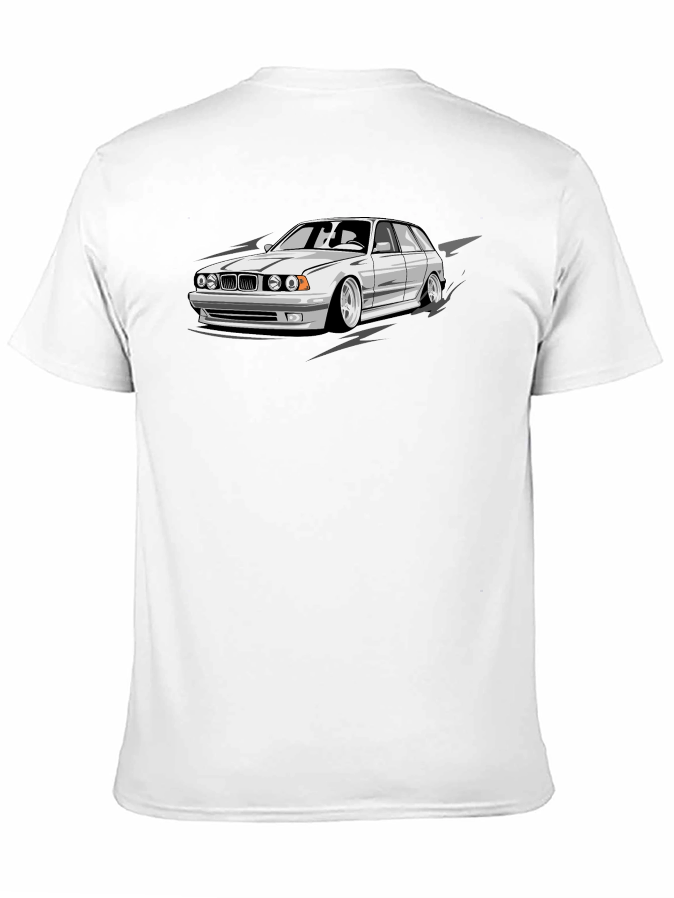 Cool Car Graphic Black T-Shirt