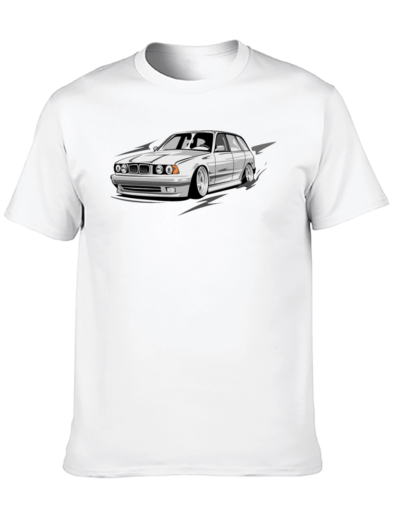 Cool Car Graphic Black T-Shirt