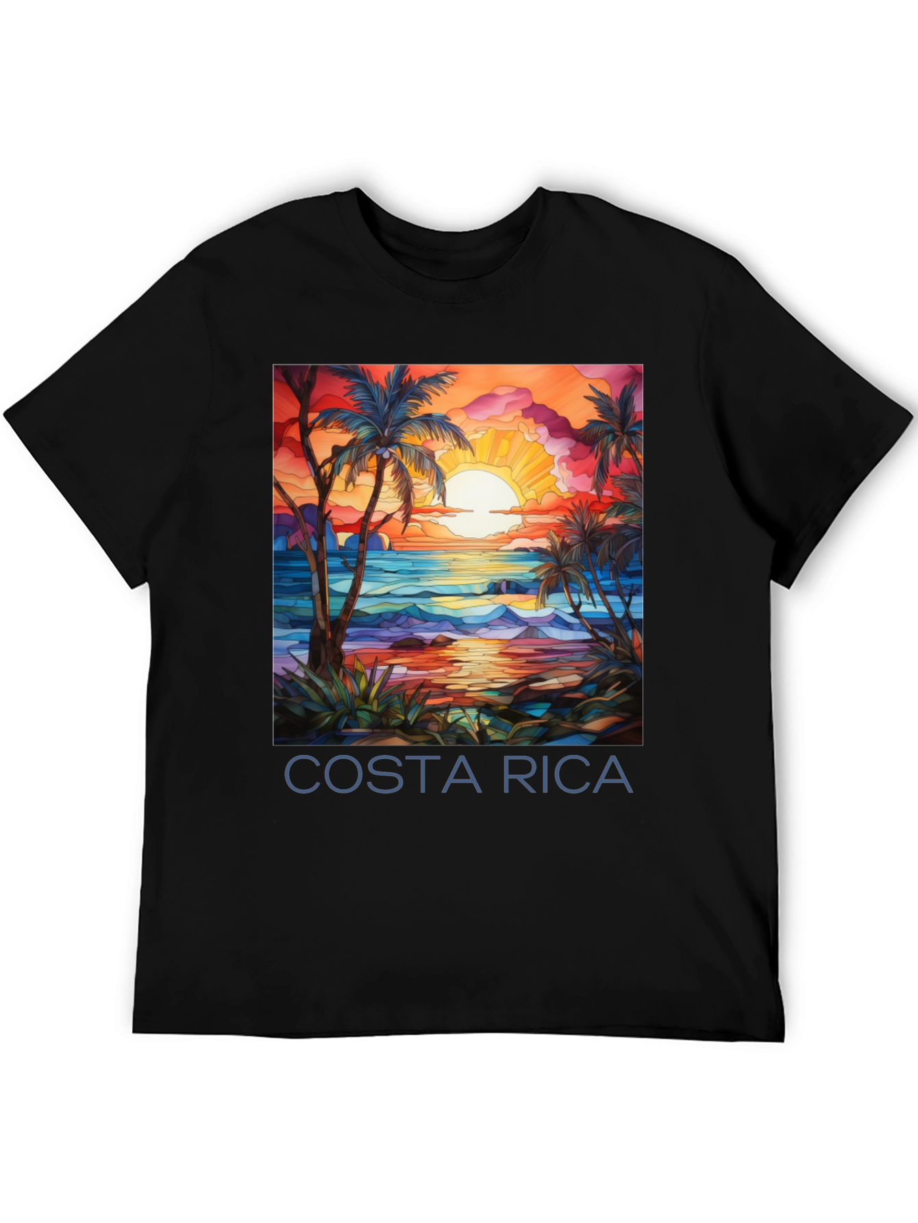 Costa Rica Beach Sunset Graphic Tee