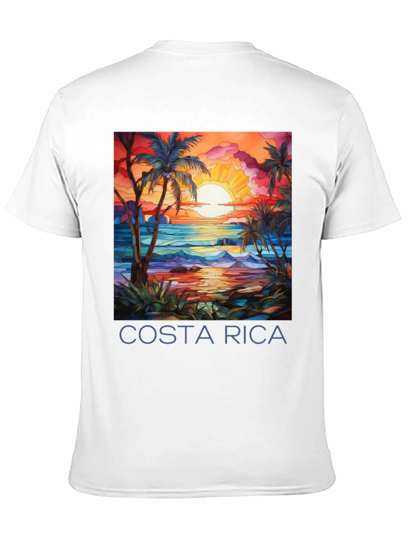 Costa Rica Beach Sunset Graphic Tee