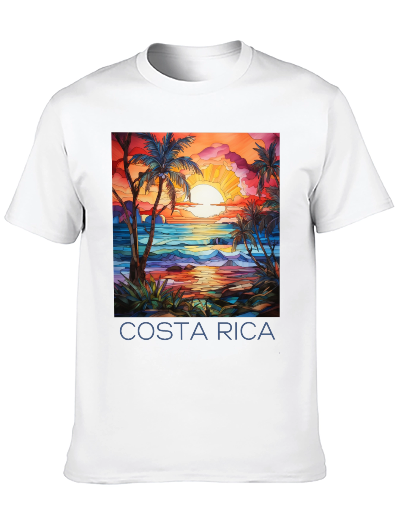 Costa Rica Beach Sunset Graphic Tee