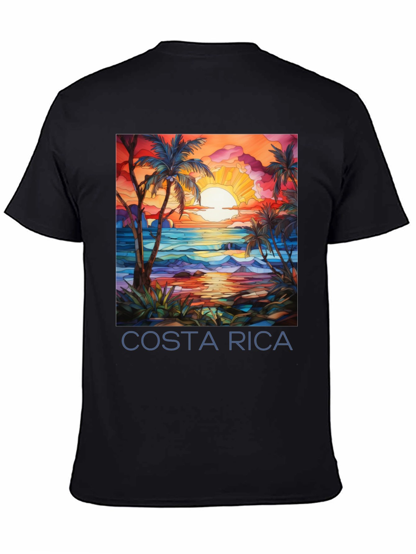 Costa Rica Beach Sunset Graphic Tee