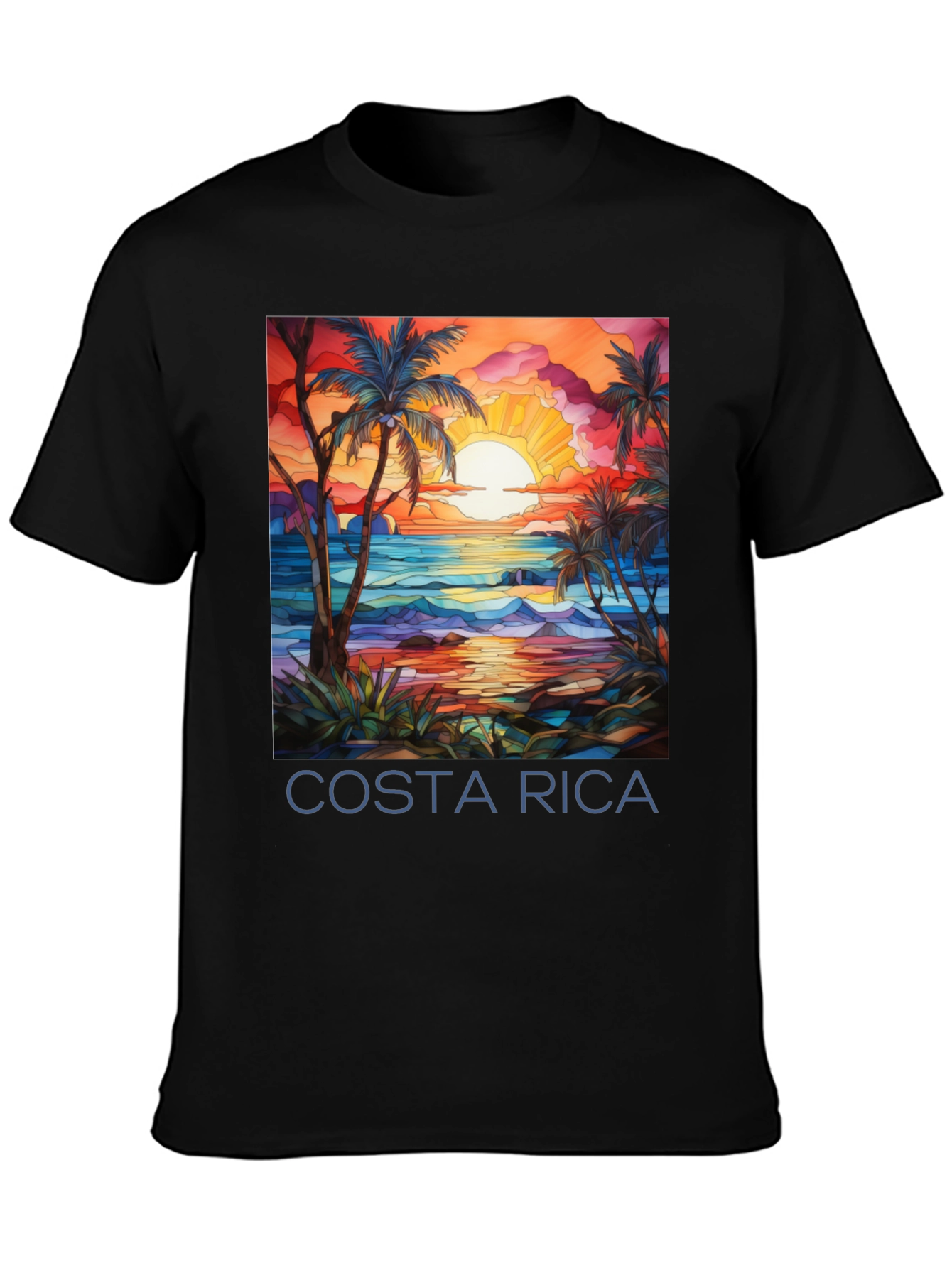 Costa Rica Beach Sunset Graphic Tee