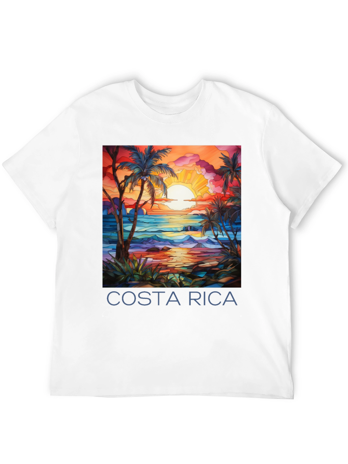 Costa Rica Beach Sunset Graphic Tee
