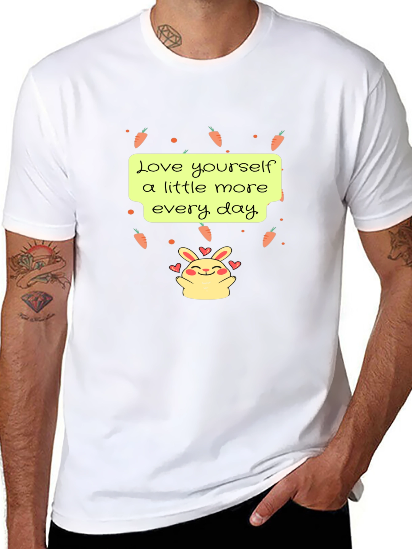 Love Yourself Rabbit Graphic Tee