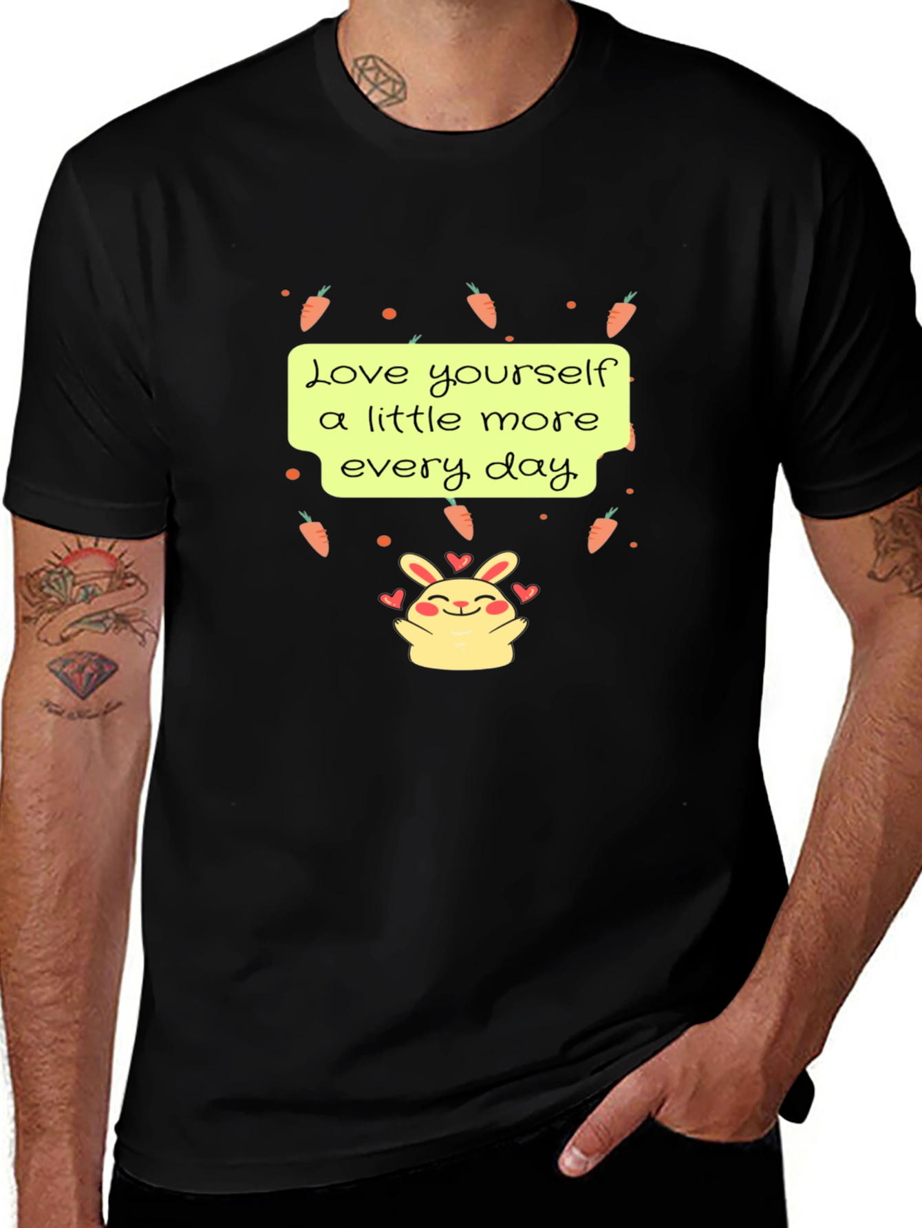 Love Yourself Rabbit Graphic Tee