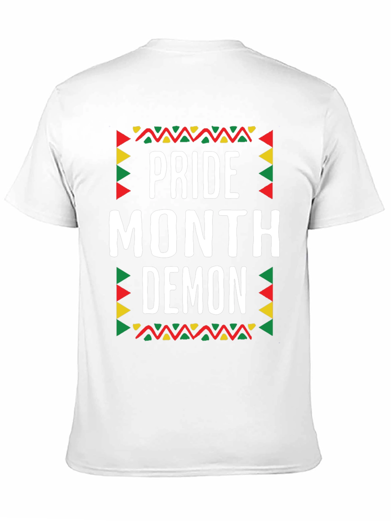 Pride Month Demon T-Shirt - Black Cotton Graphic Tee