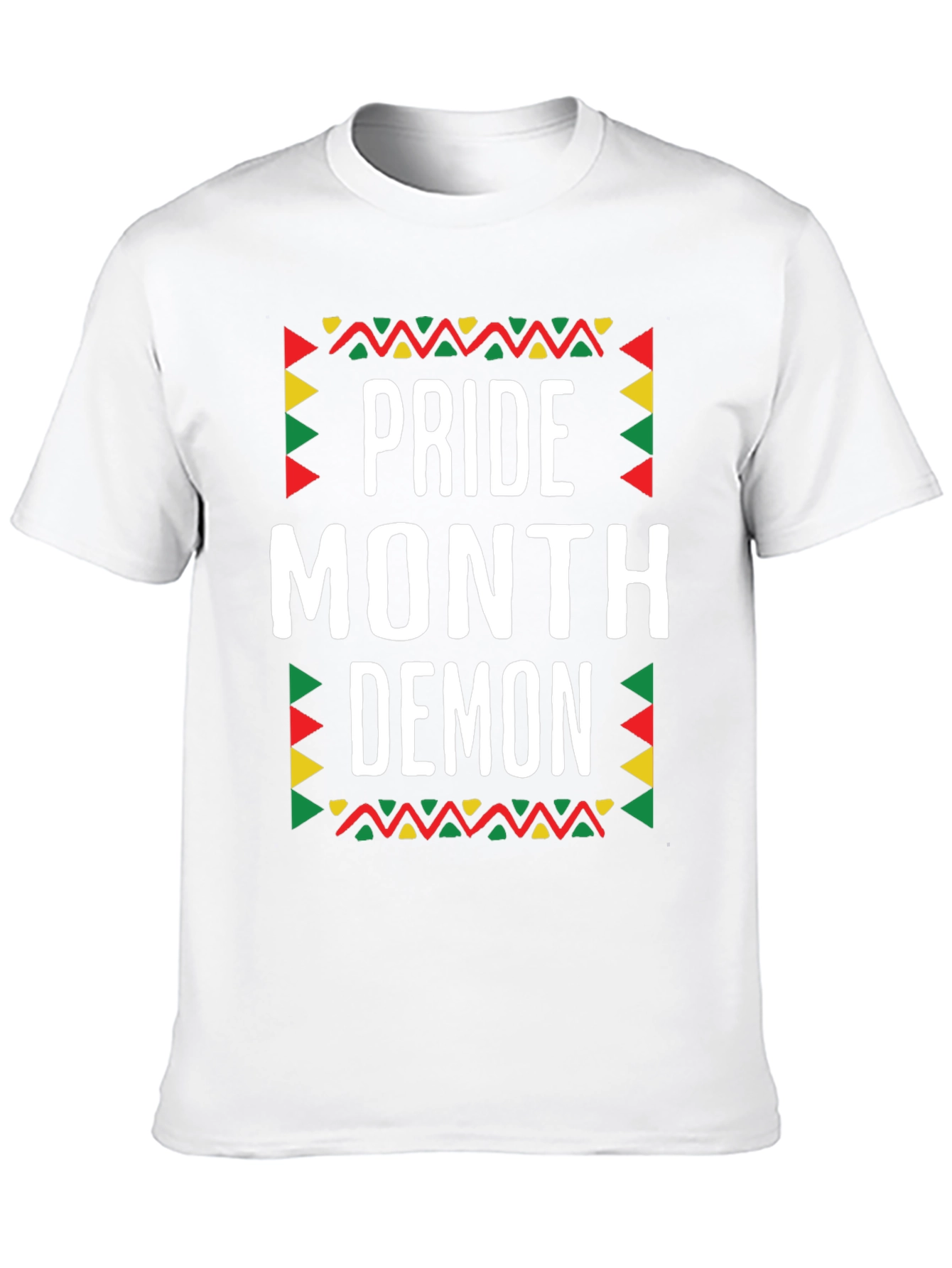 Pride Month Demon T-Shirt - Black Cotton Graphic Tee