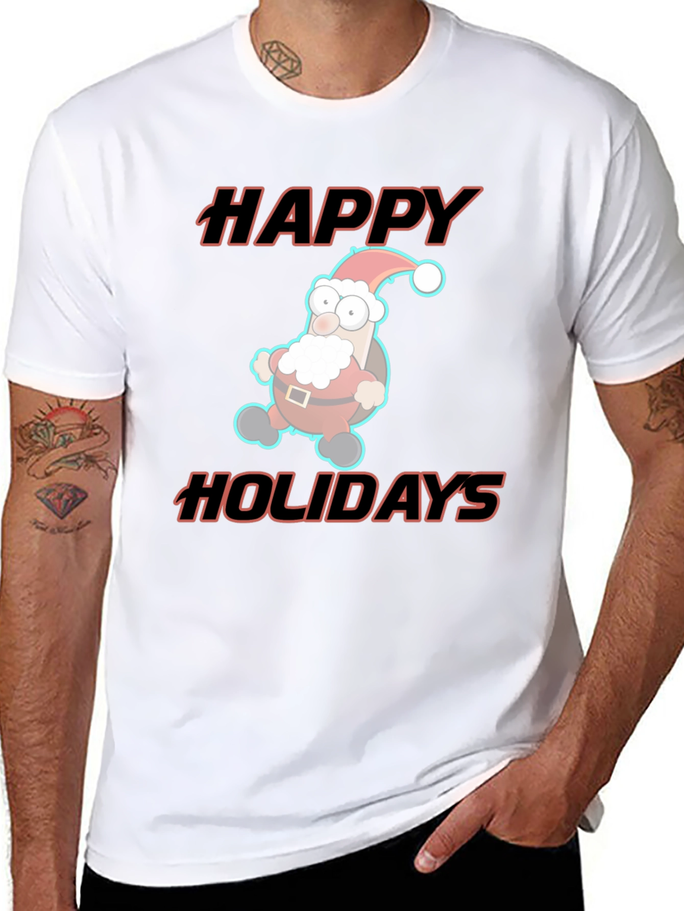 Happy Holidays Santa T-Shirt