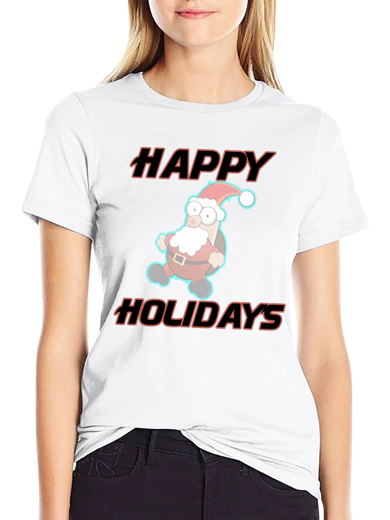 Happy Holidays Santa T-Shirt