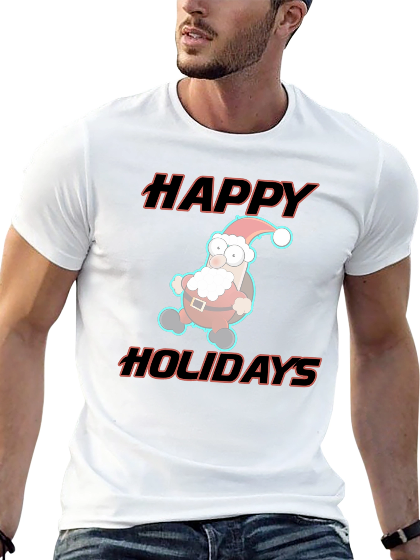 Happy Holidays Santa T-Shirt