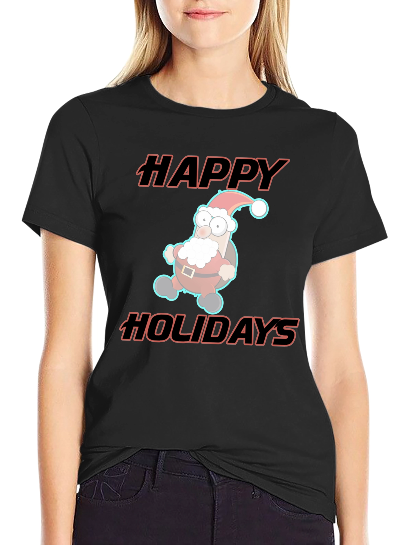 Happy Holidays Santa T-Shirt