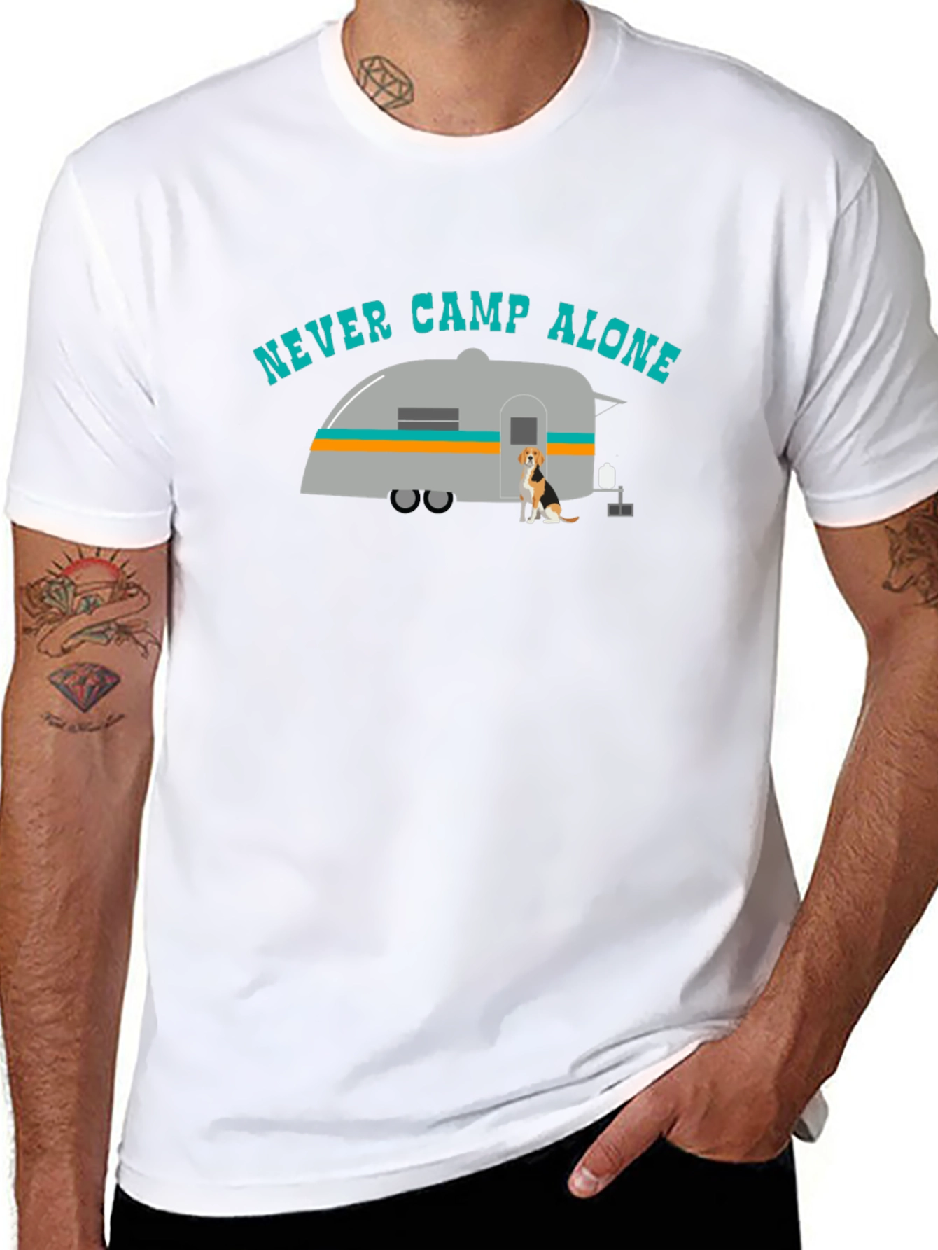 Never Camp Alone T-Shirt
