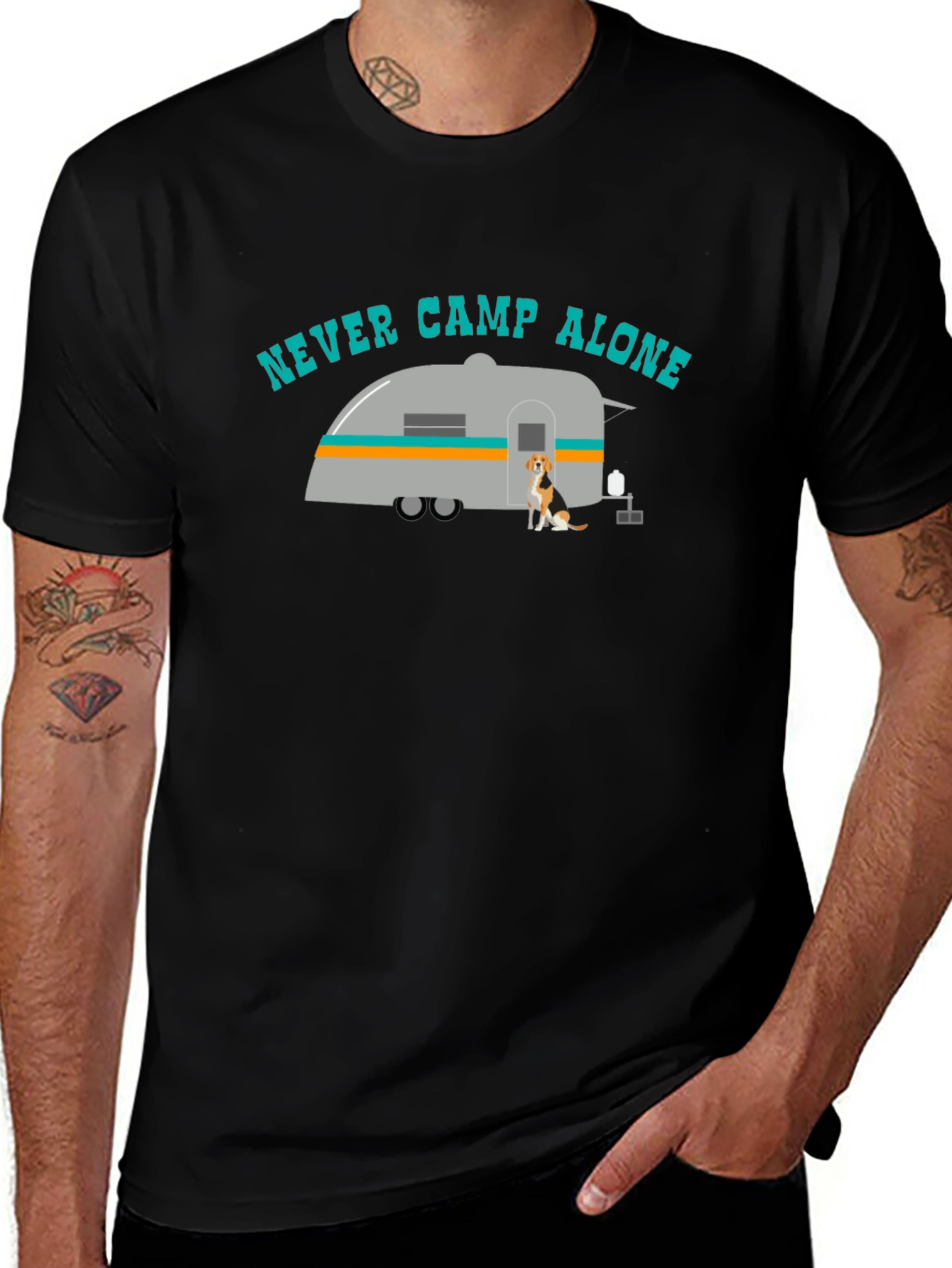 Never Camp Alone T-Shirt
