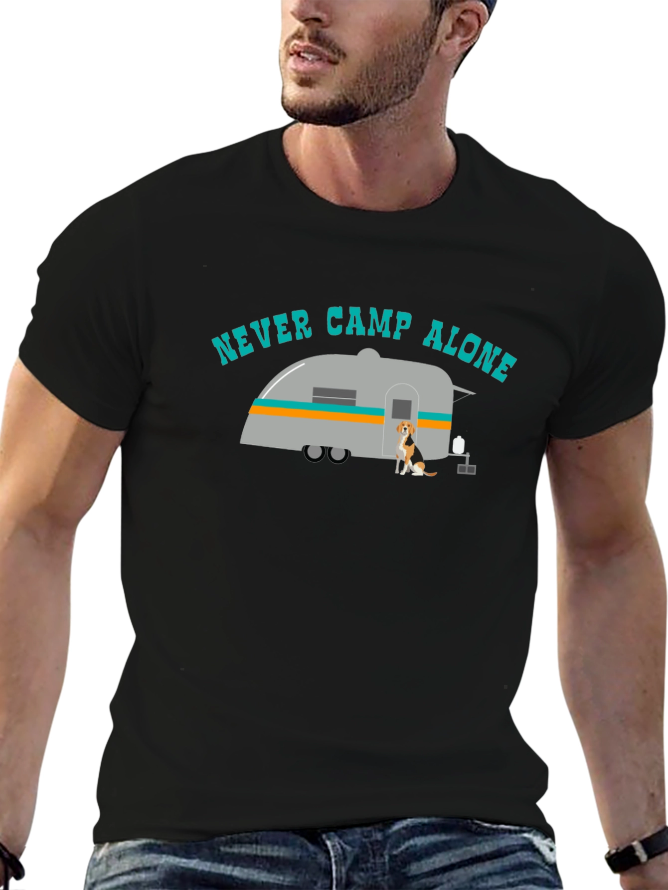 Never Camp Alone T-Shirt