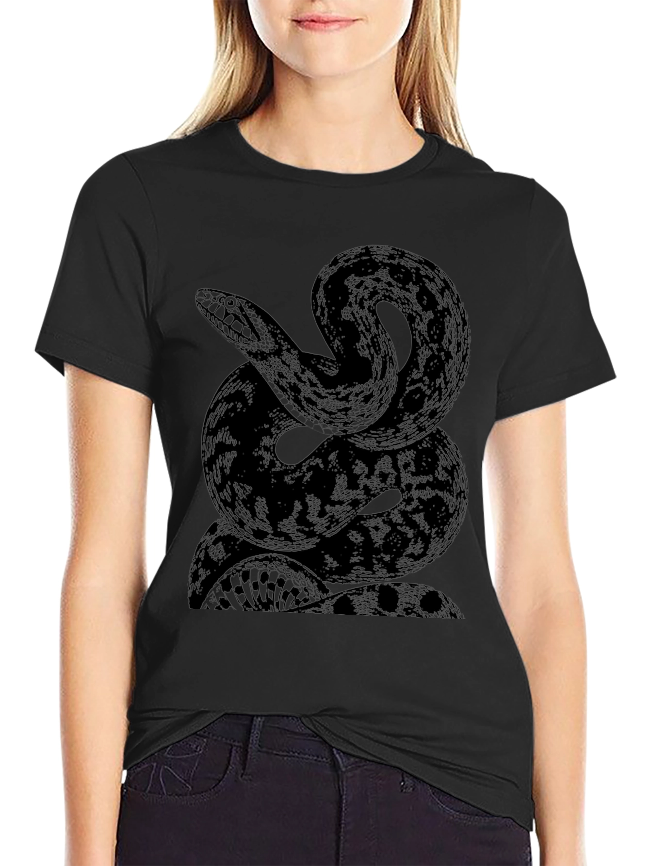 Black Snake Graphic Tee - Unisex