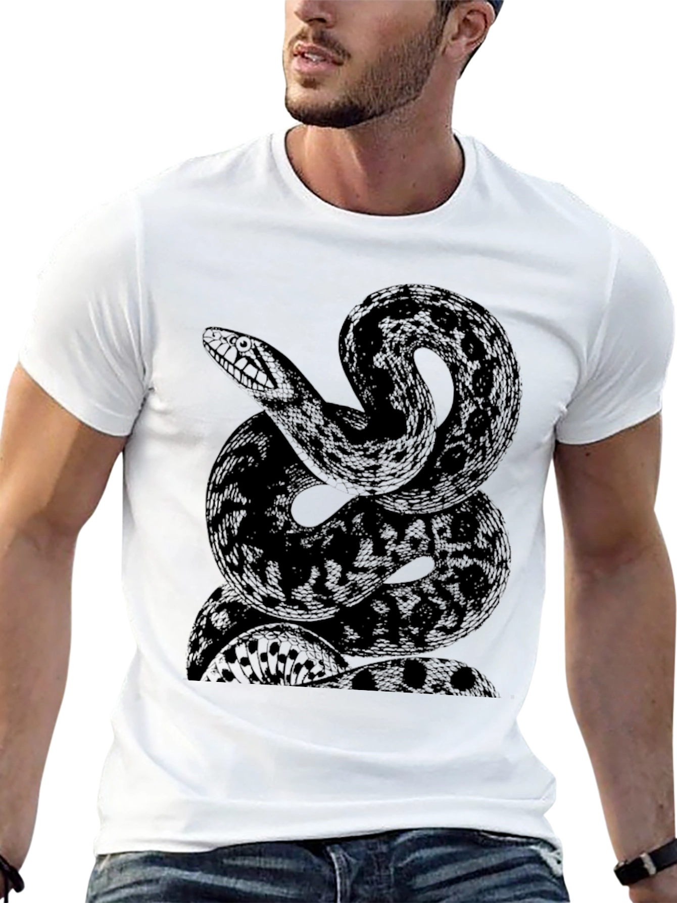 Black Snake Graphic Tee - Unisex
