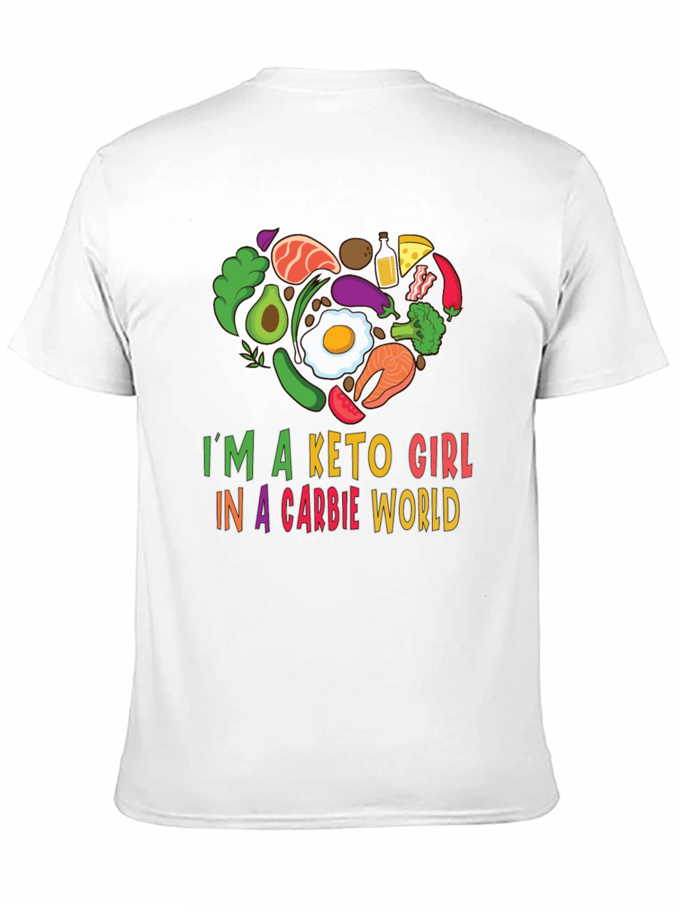 Keto Girl T-Shirt Low Carb Lifestyle Tee