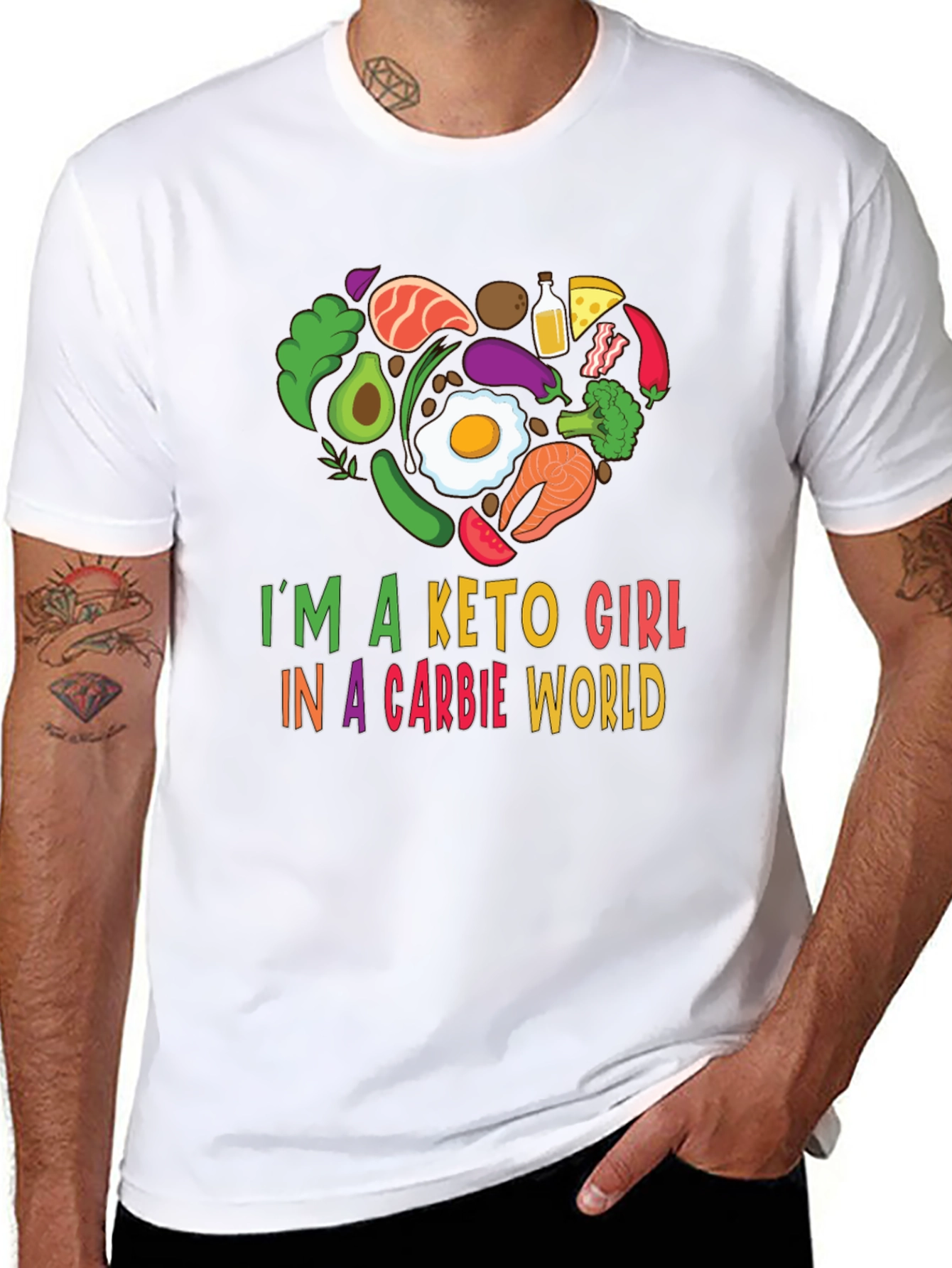 Keto Girl T-Shirt Low Carb Lifestyle Tee