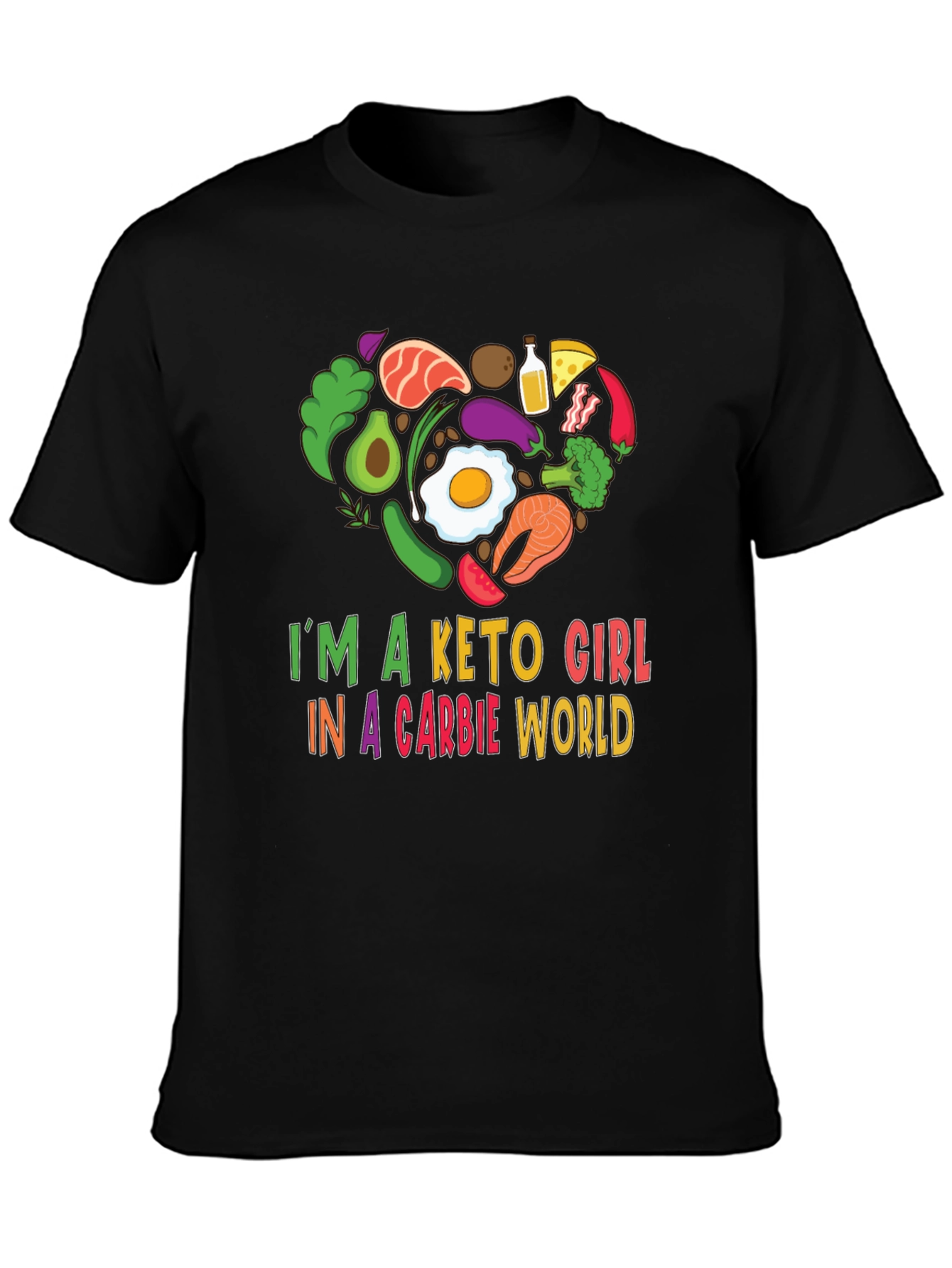 Keto Girl T-Shirt Low Carb Lifestyle Tee