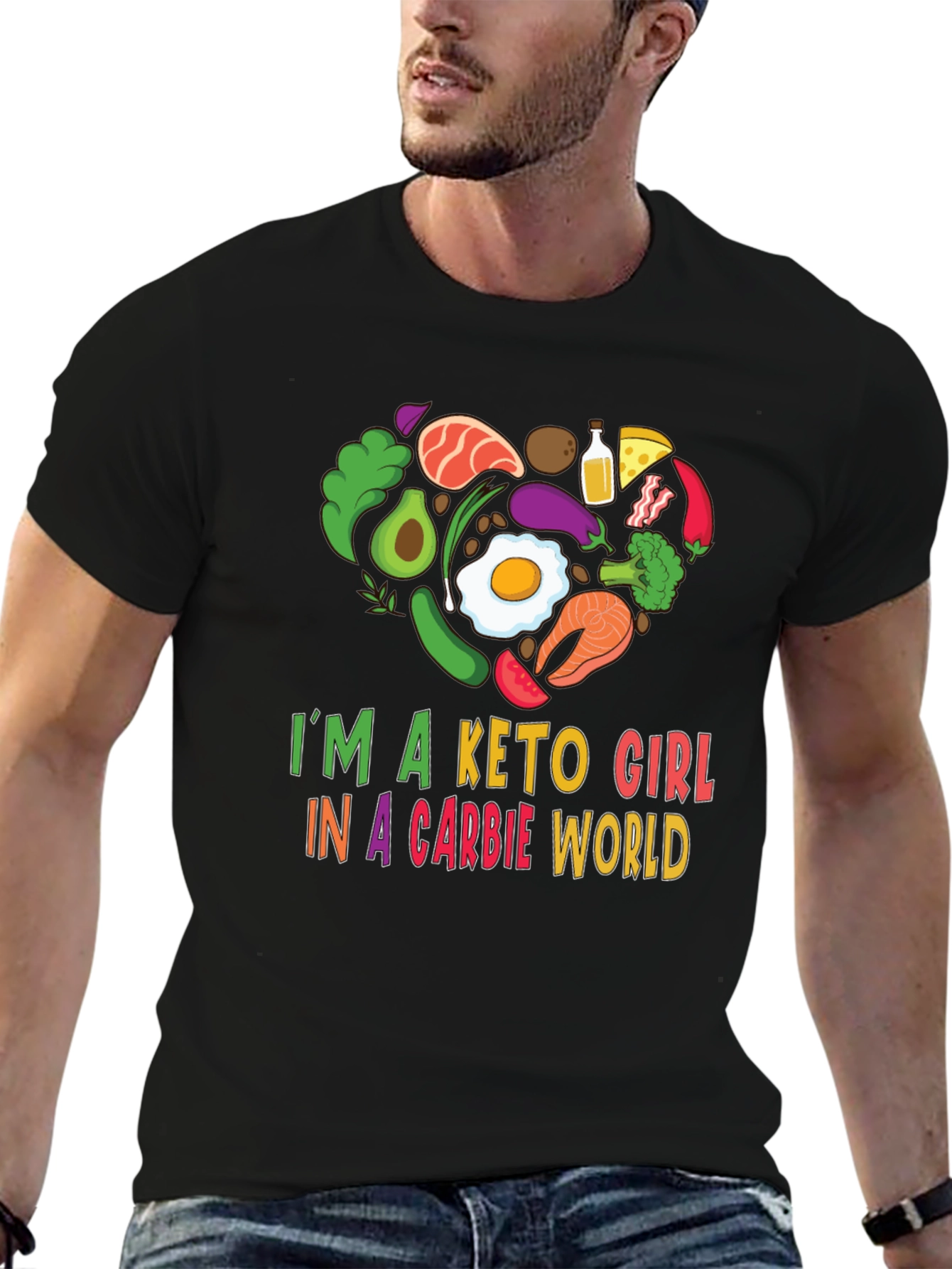 Keto Girl T-Shirt Low Carb Lifestyle Tee