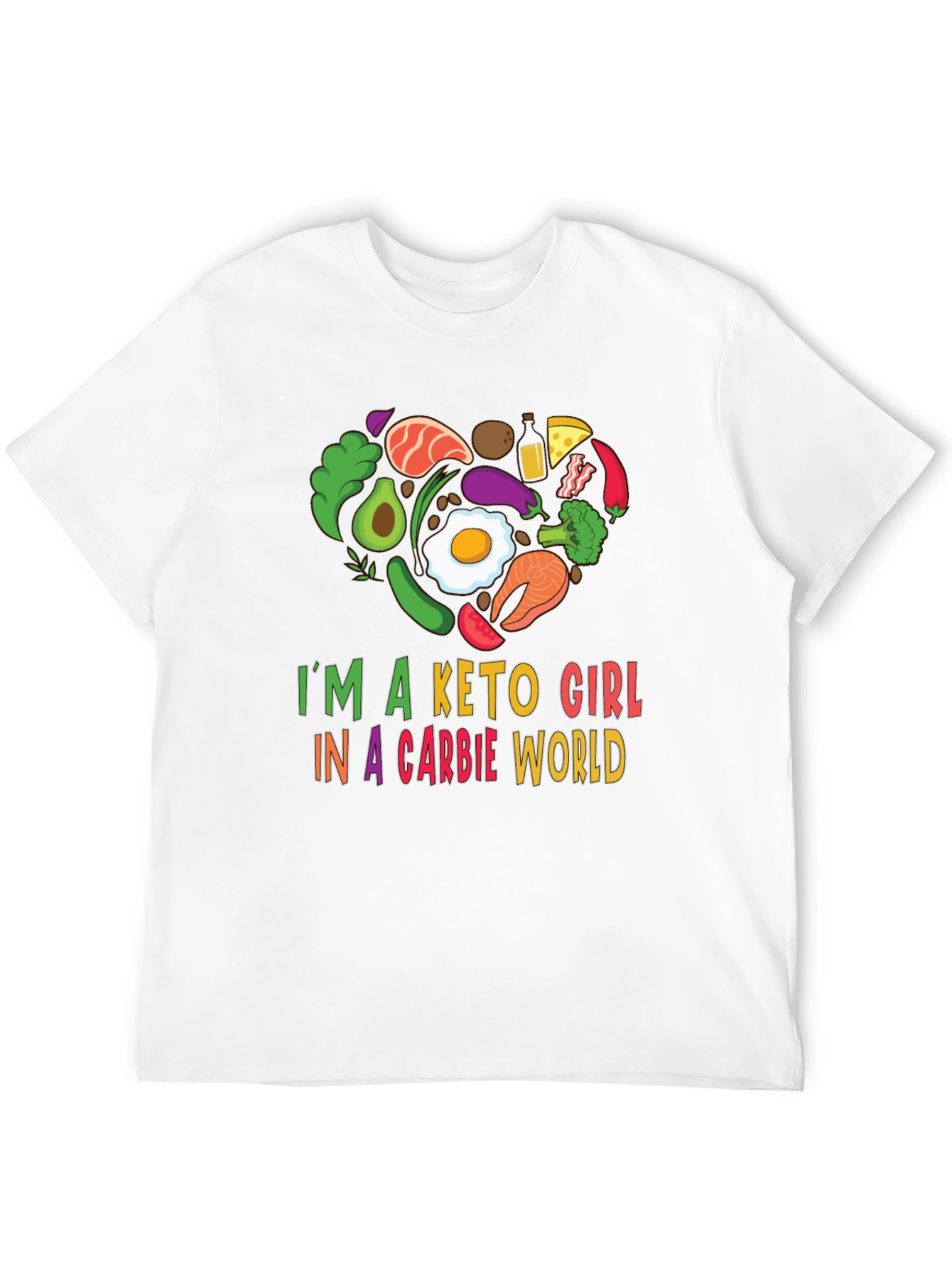 Keto Girl T-Shirt Low Carb Lifestyle Tee