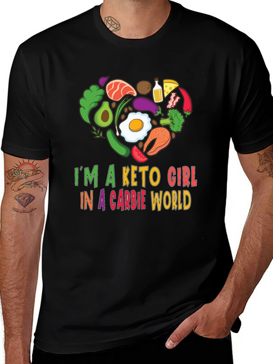 Keto Girl T-Shirt Low Carb Lifestyle Tee