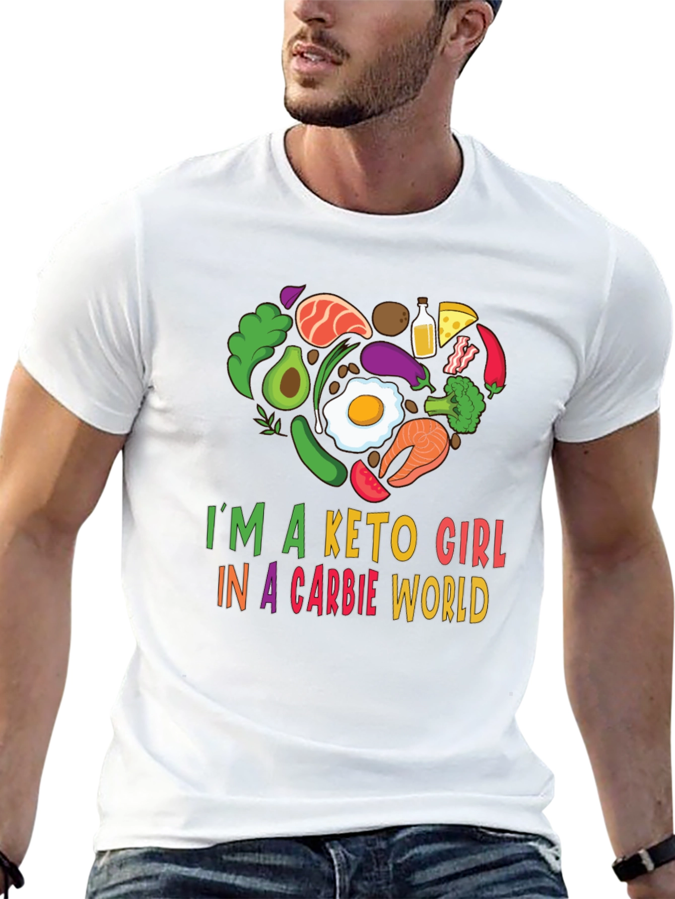 Keto Girl T-Shirt Low Carb Lifestyle Tee