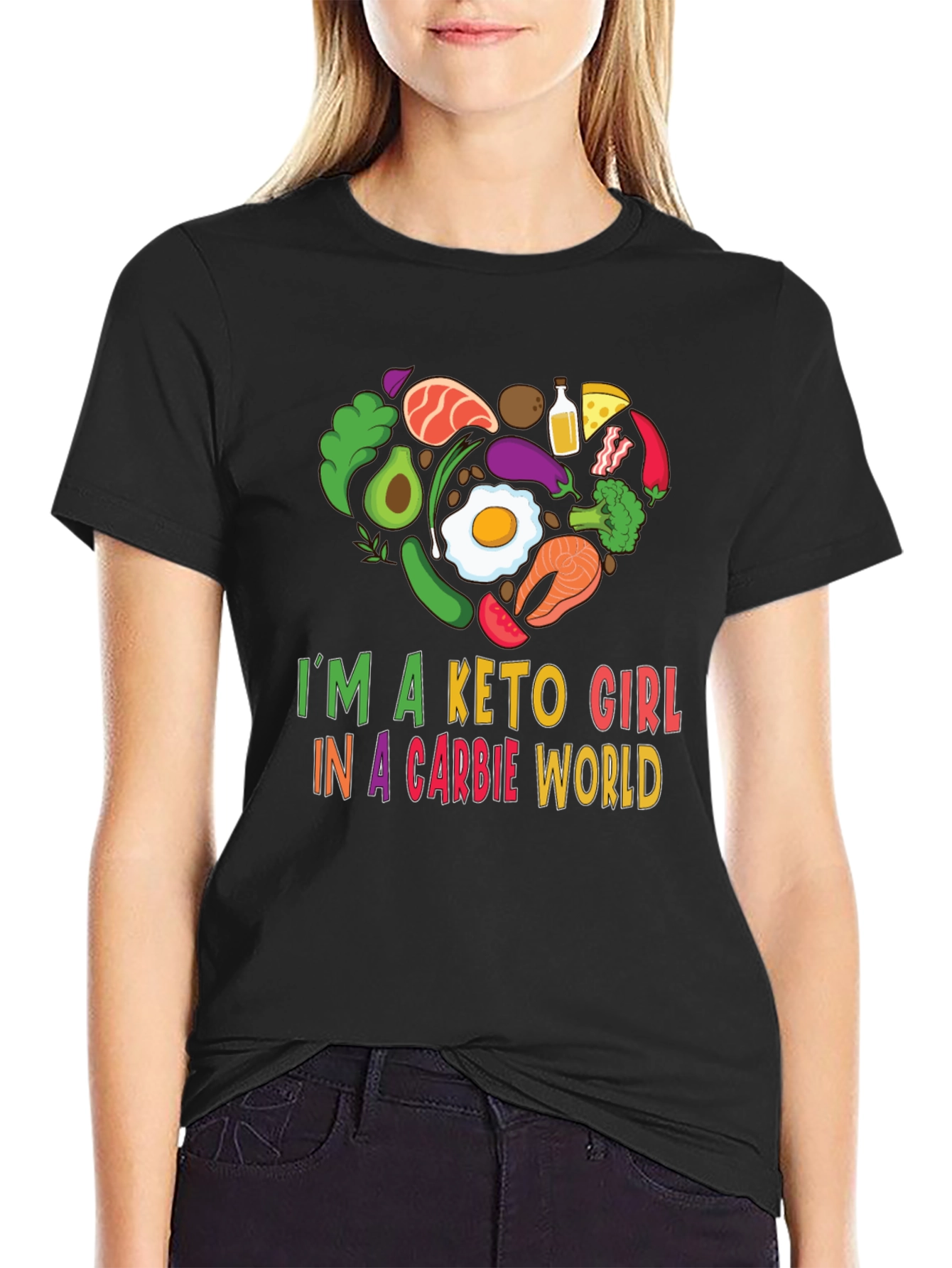 Keto Girl T-Shirt Low Carb Lifestyle Tee