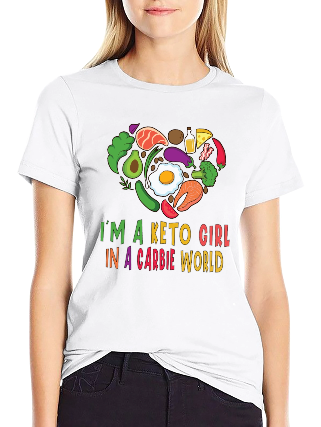 Keto Girl T-Shirt Low Carb Lifestyle Tee