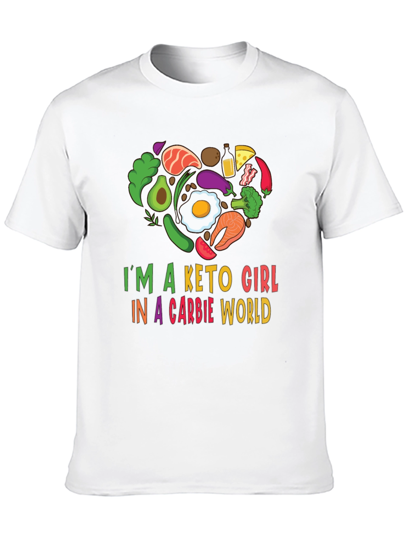 Keto Girl T-Shirt Low Carb Lifestyle Tee