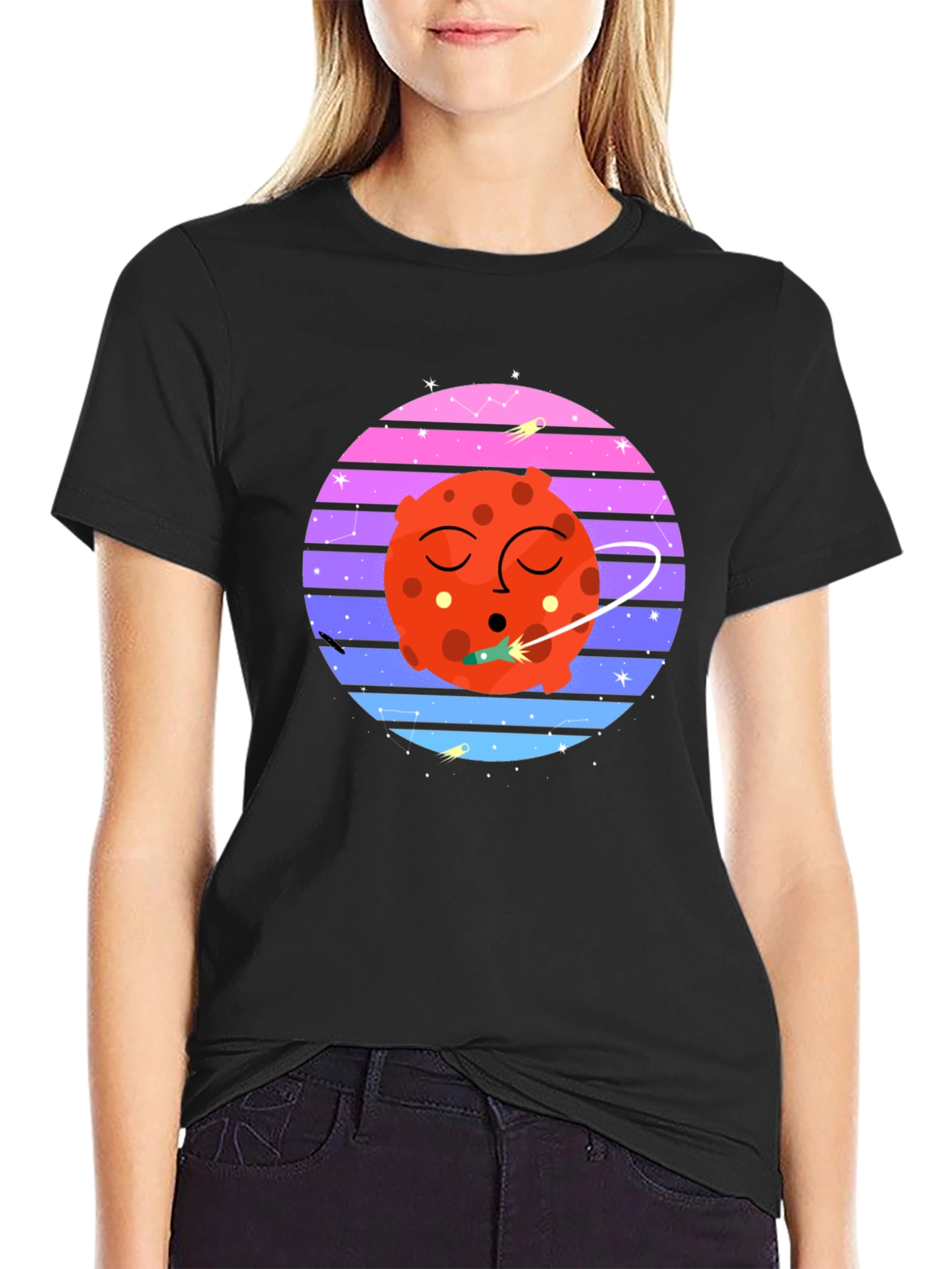 Retro Space Mars T-Shirt