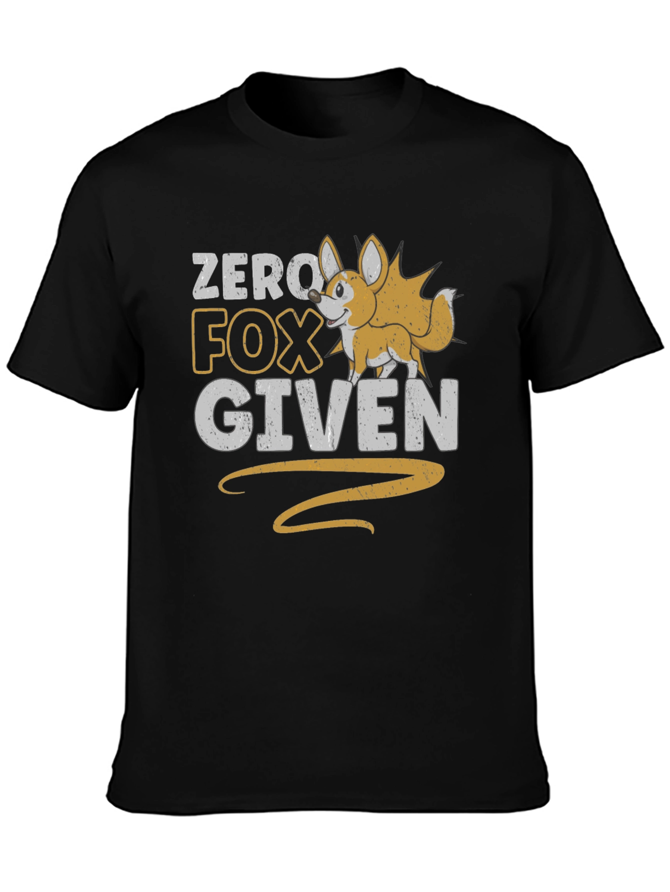 Zero Fox Given Graphic T-Shirt - Funny Novelty Tee