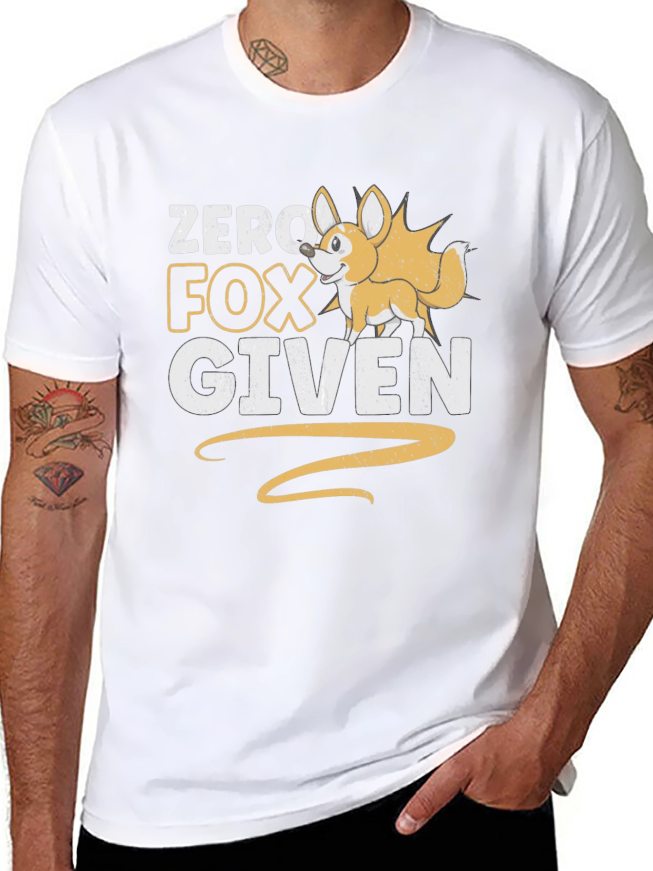 Zero Fox Given Graphic T-Shirt - Funny Novelty Tee