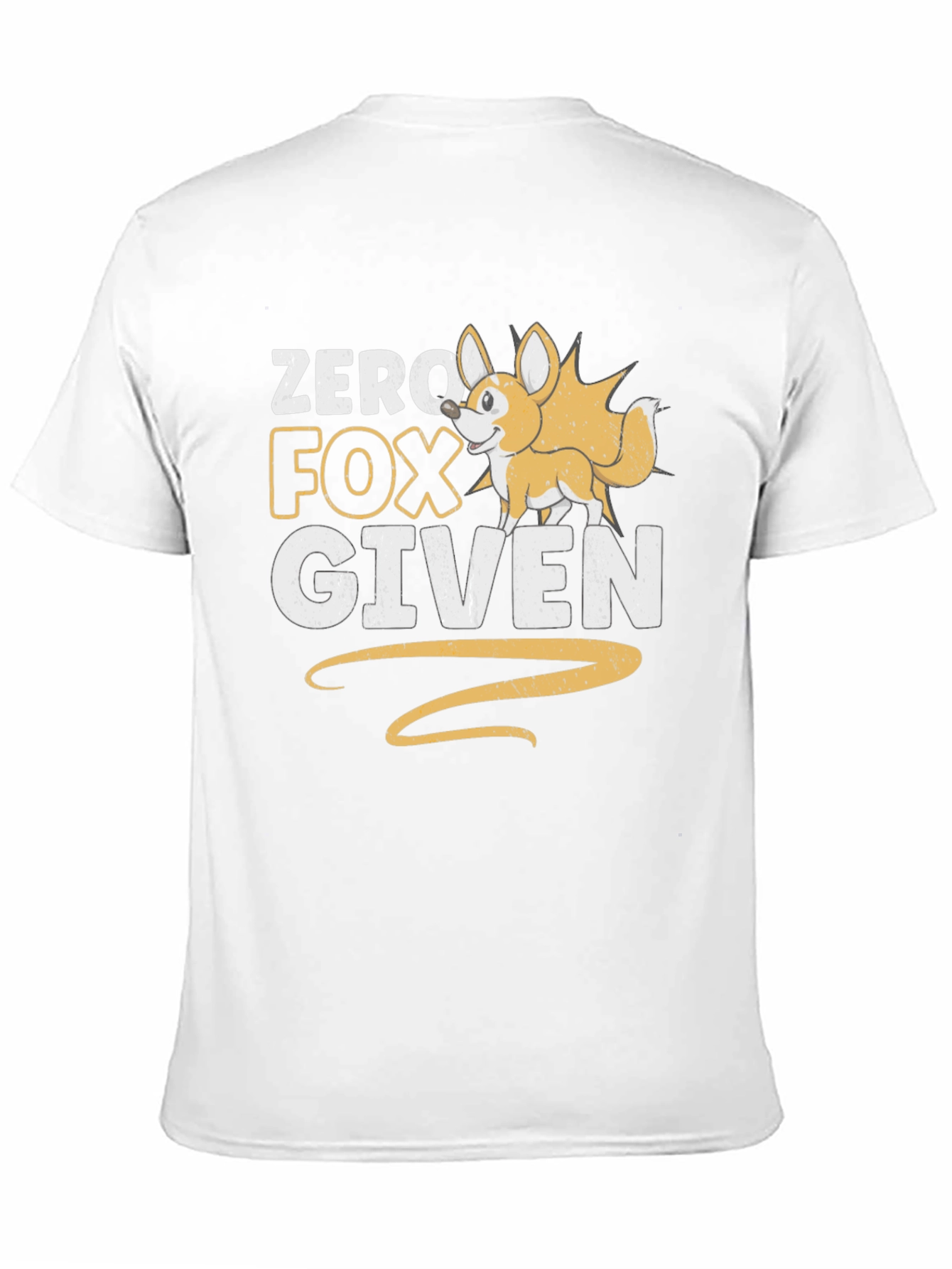 Zero Fox Given Graphic T-Shirt - Funny Novelty Tee