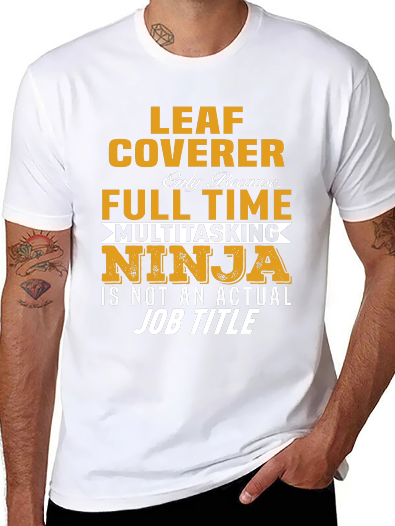 Leaf Coverer Multitasking Ninja T-Shirt