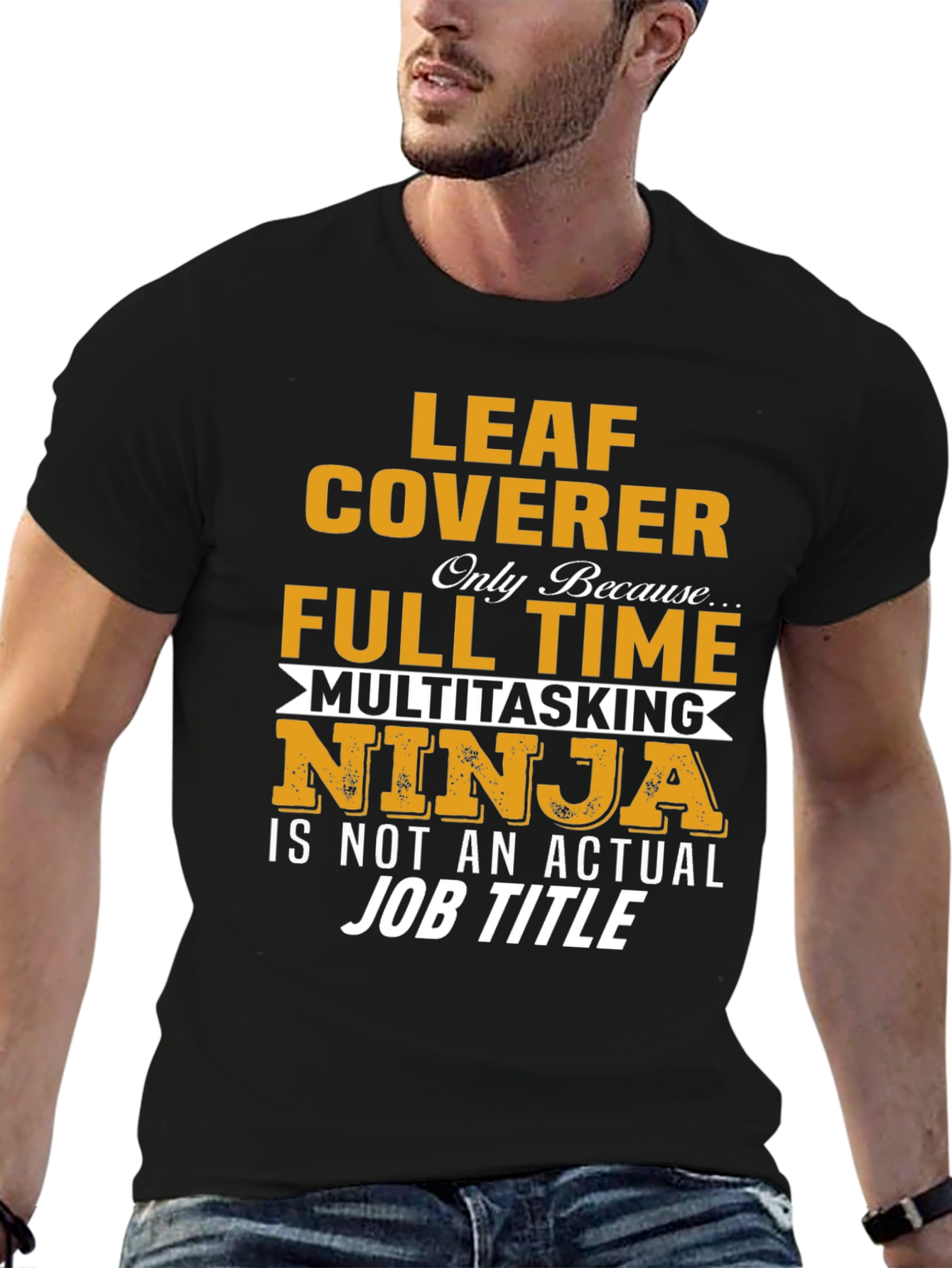 Leaf Coverer Multitasking Ninja T-Shirt
