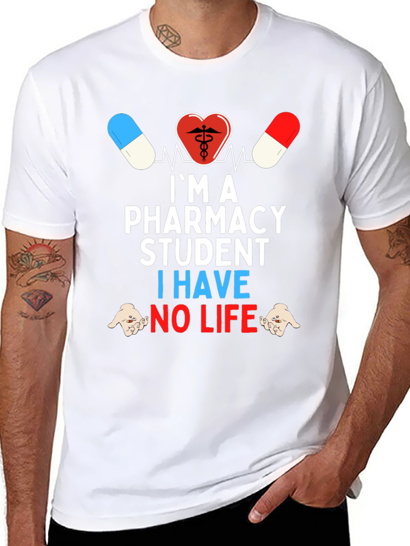 Pharmacy Student Graphic T-Shirt