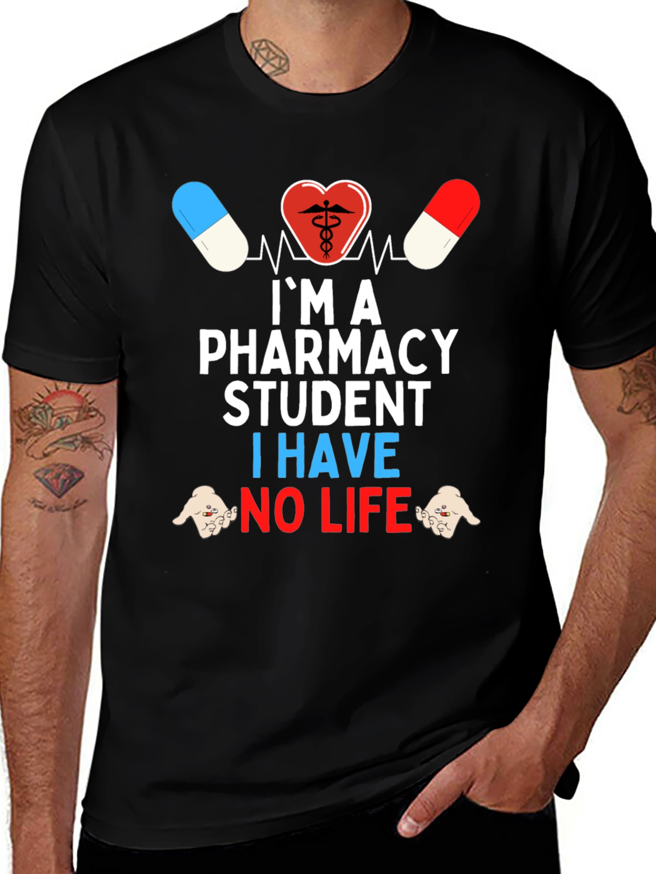 Pharmacy Student Graphic T-Shirt