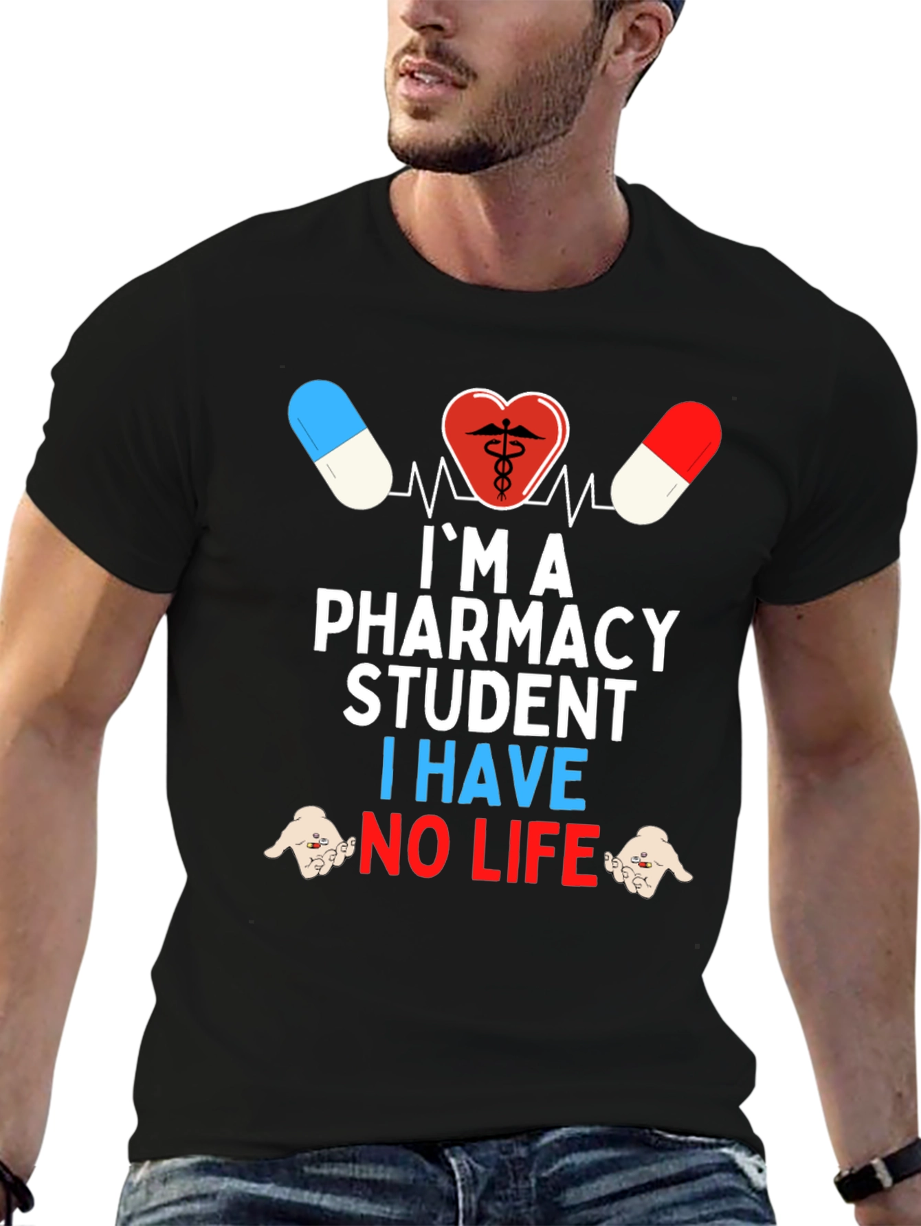 Pharmacy Student Graphic T-Shirt