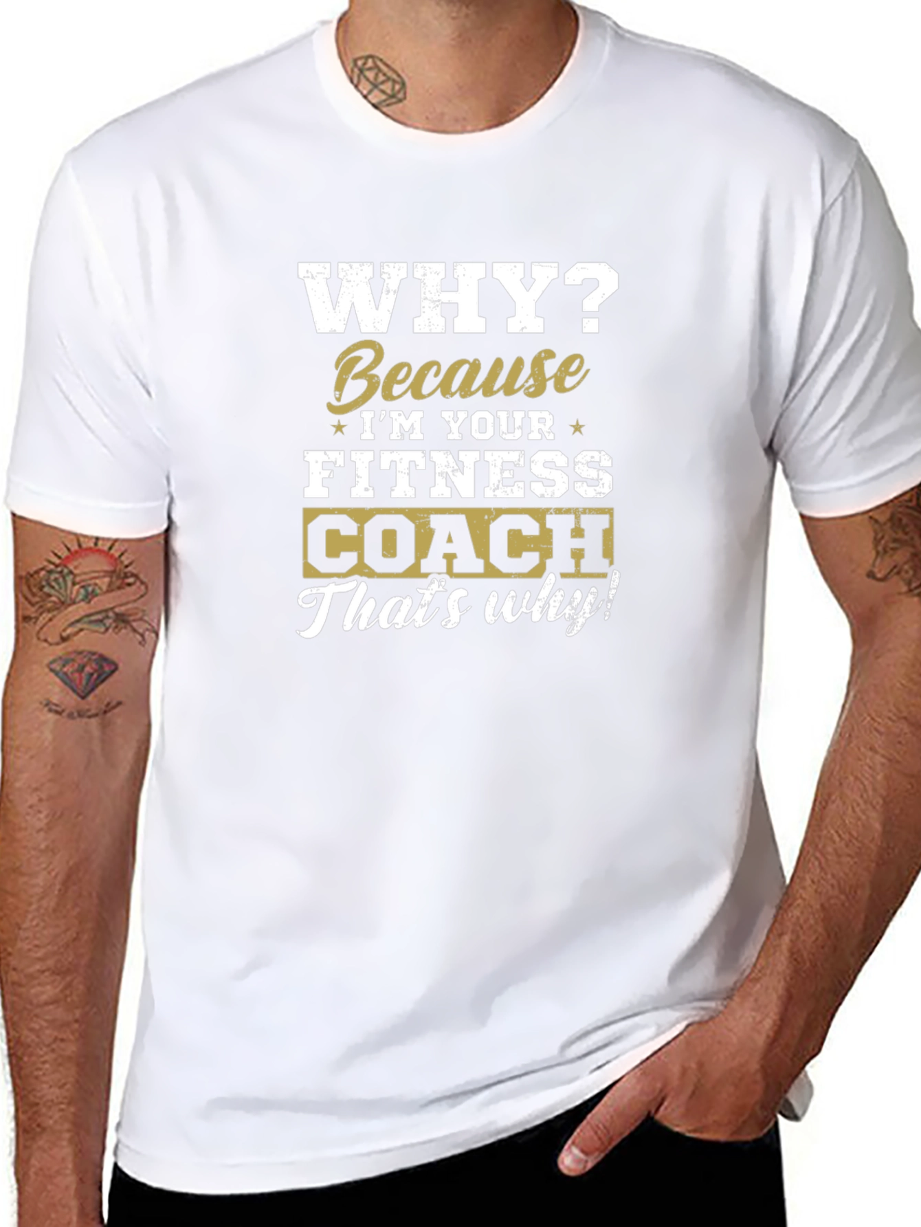 Fitness Coach T-Shirt - Gym Motivation Tee