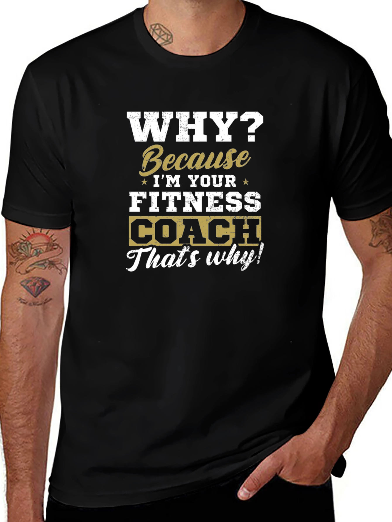 Fitness Coach T-Shirt - Gym Motivation Tee