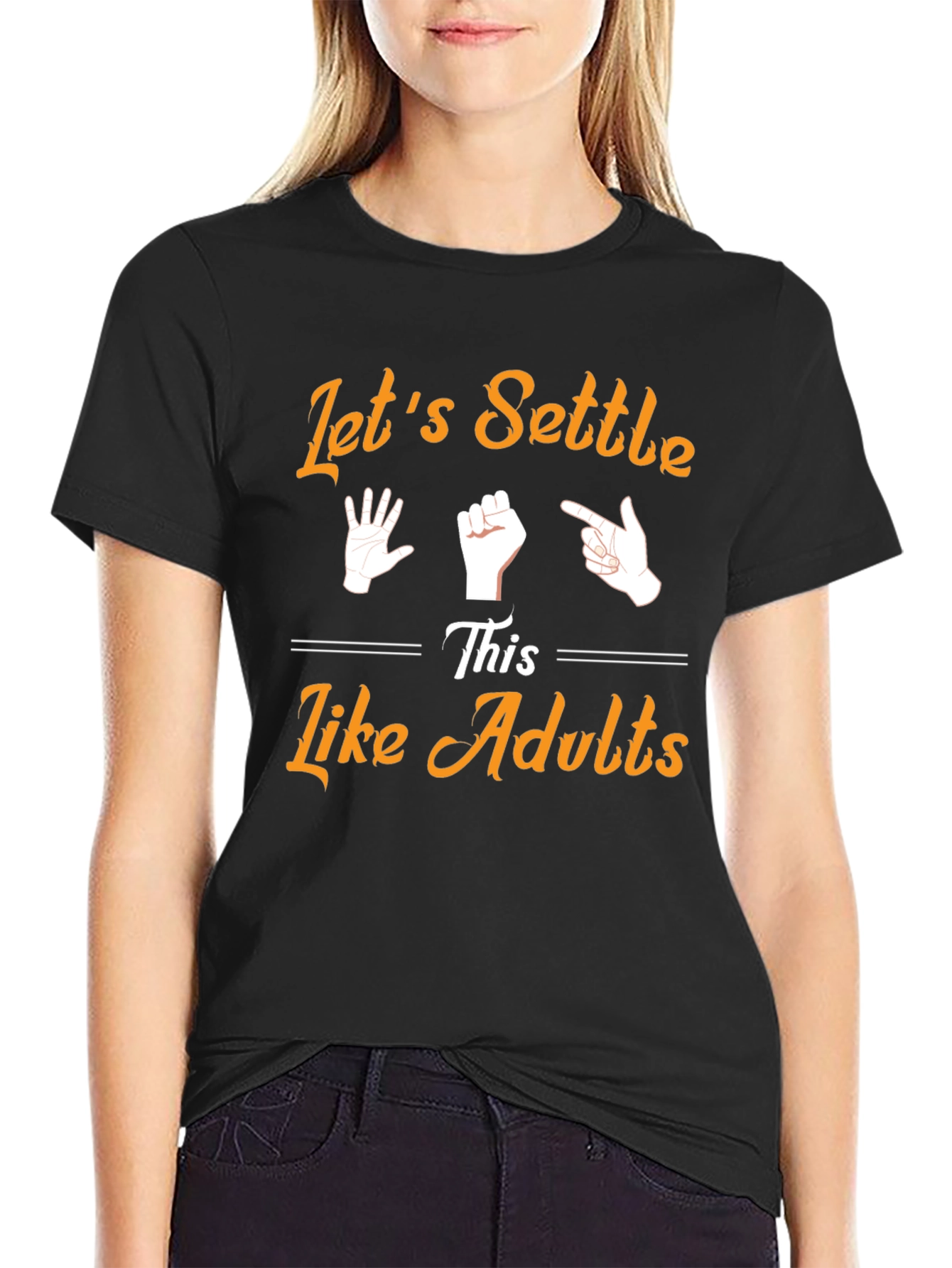 Lets Settle This Like Adults T-Shirt