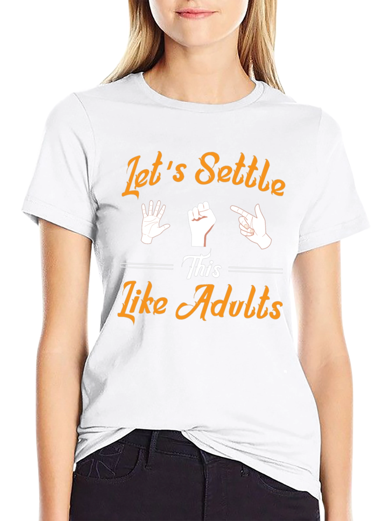 Lets Settle This Like Adults T-Shirt
