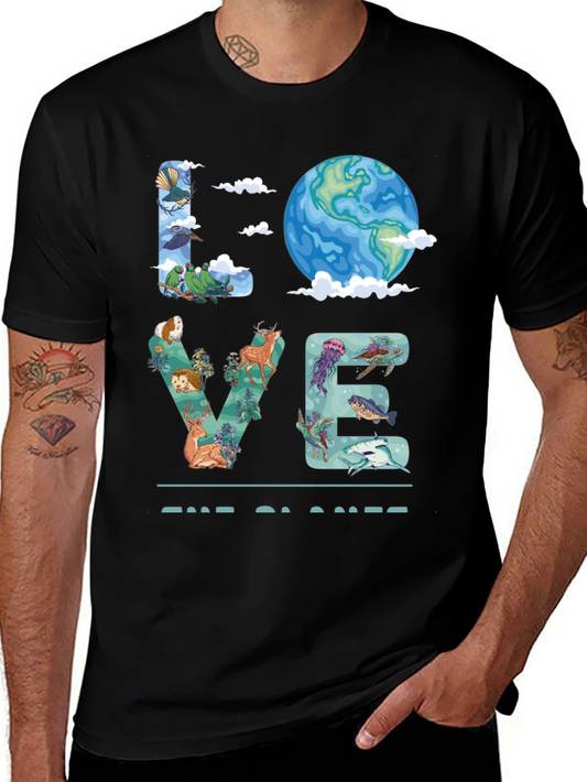 Love the Planet T-Shirt - Nature Graphic Tee