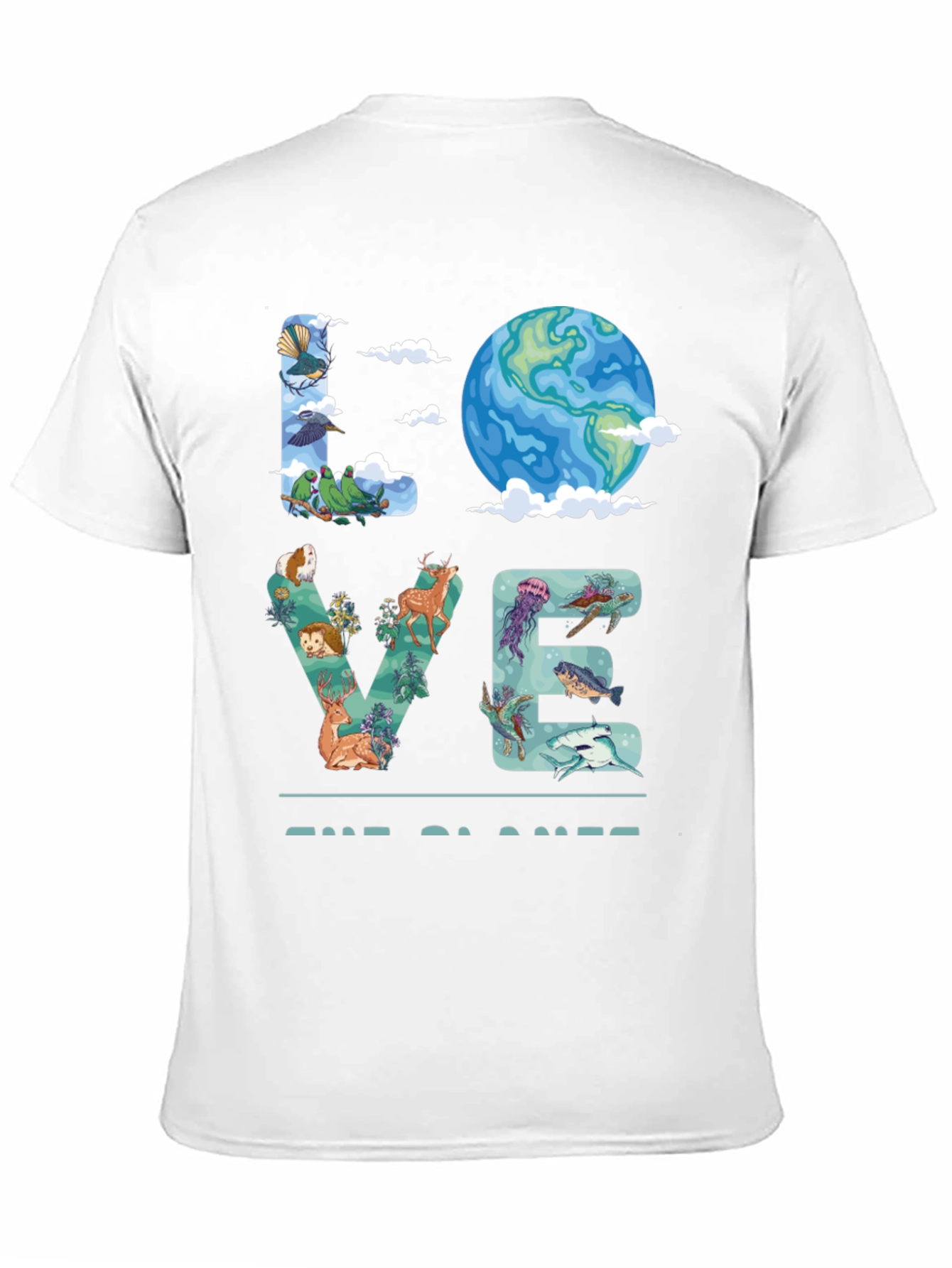 Love the Planet T-Shirt - Nature Graphic Tee