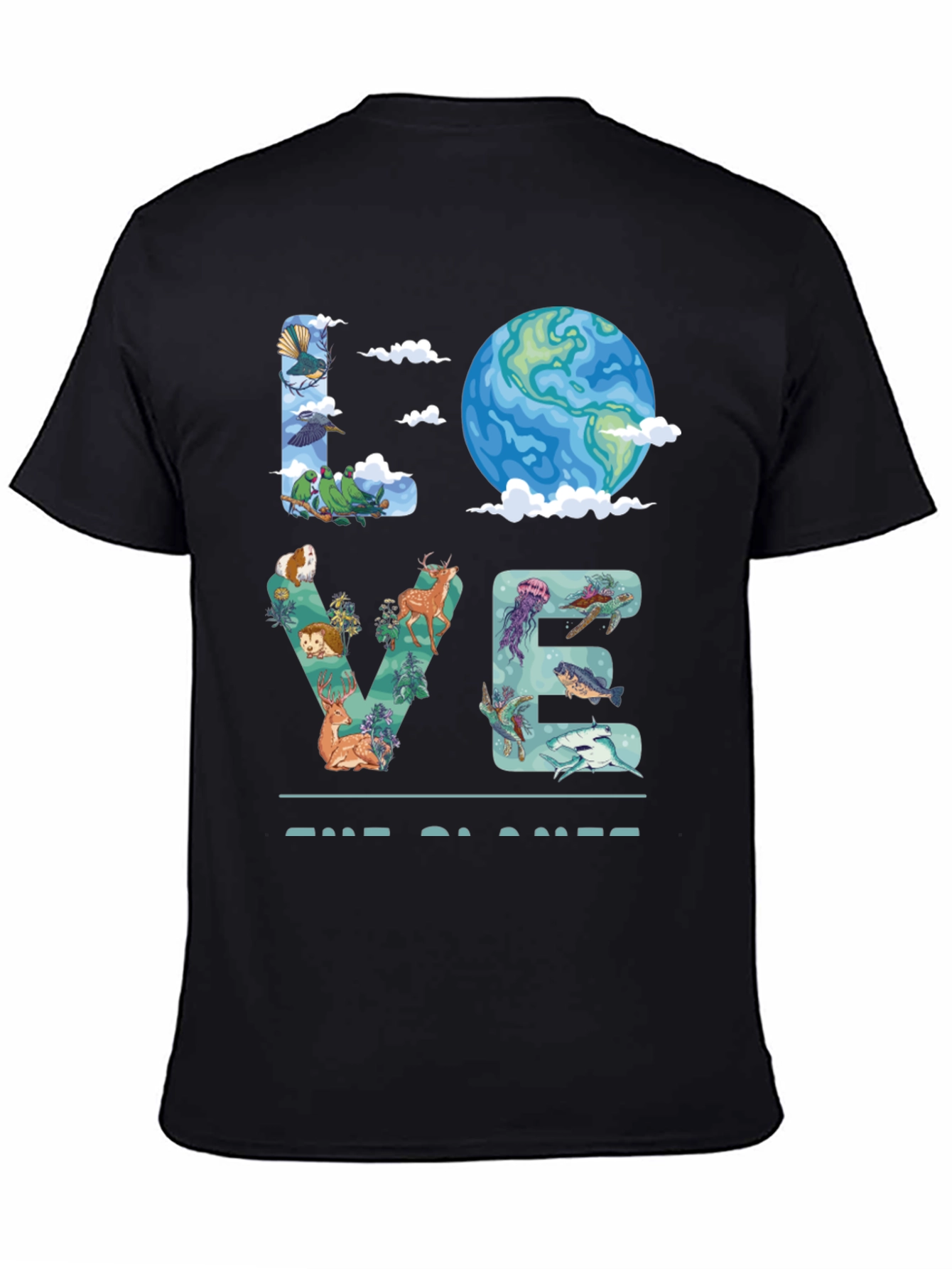 Love the Planet T-Shirt - Nature Graphic Tee