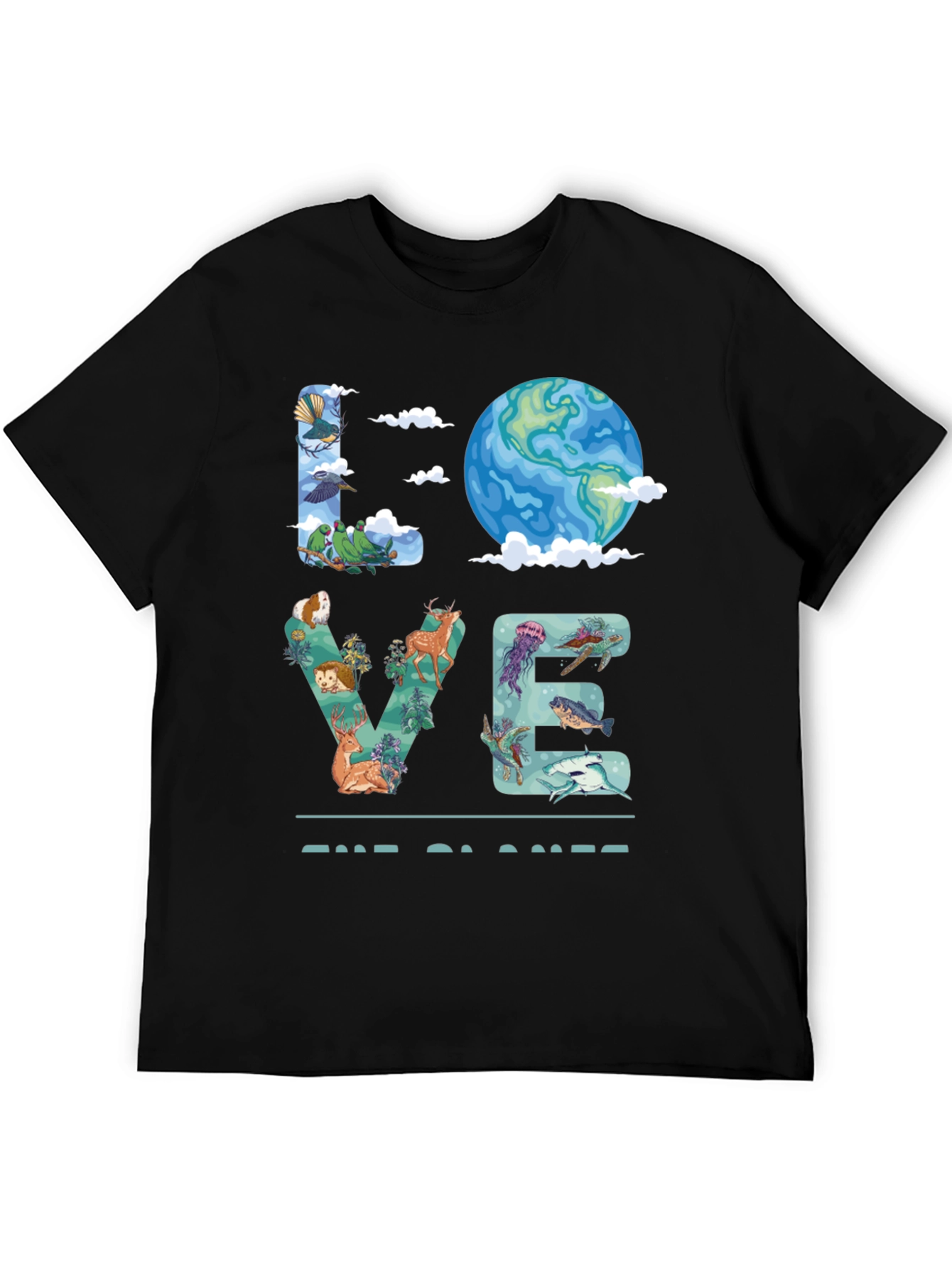 Love the Planet T-Shirt - Nature Graphic Tee