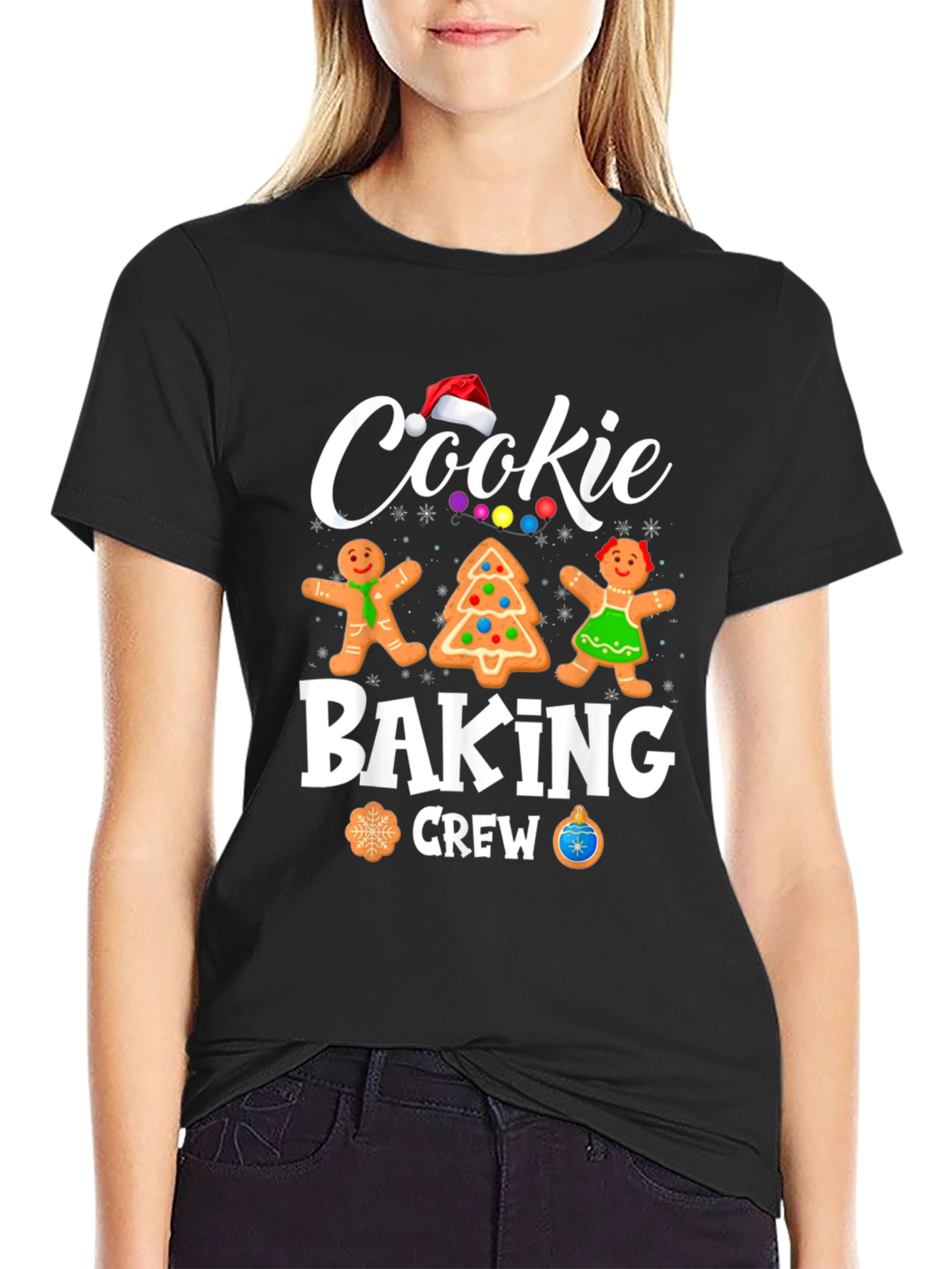 Cookie Baking Crew Christmas T-Shirt